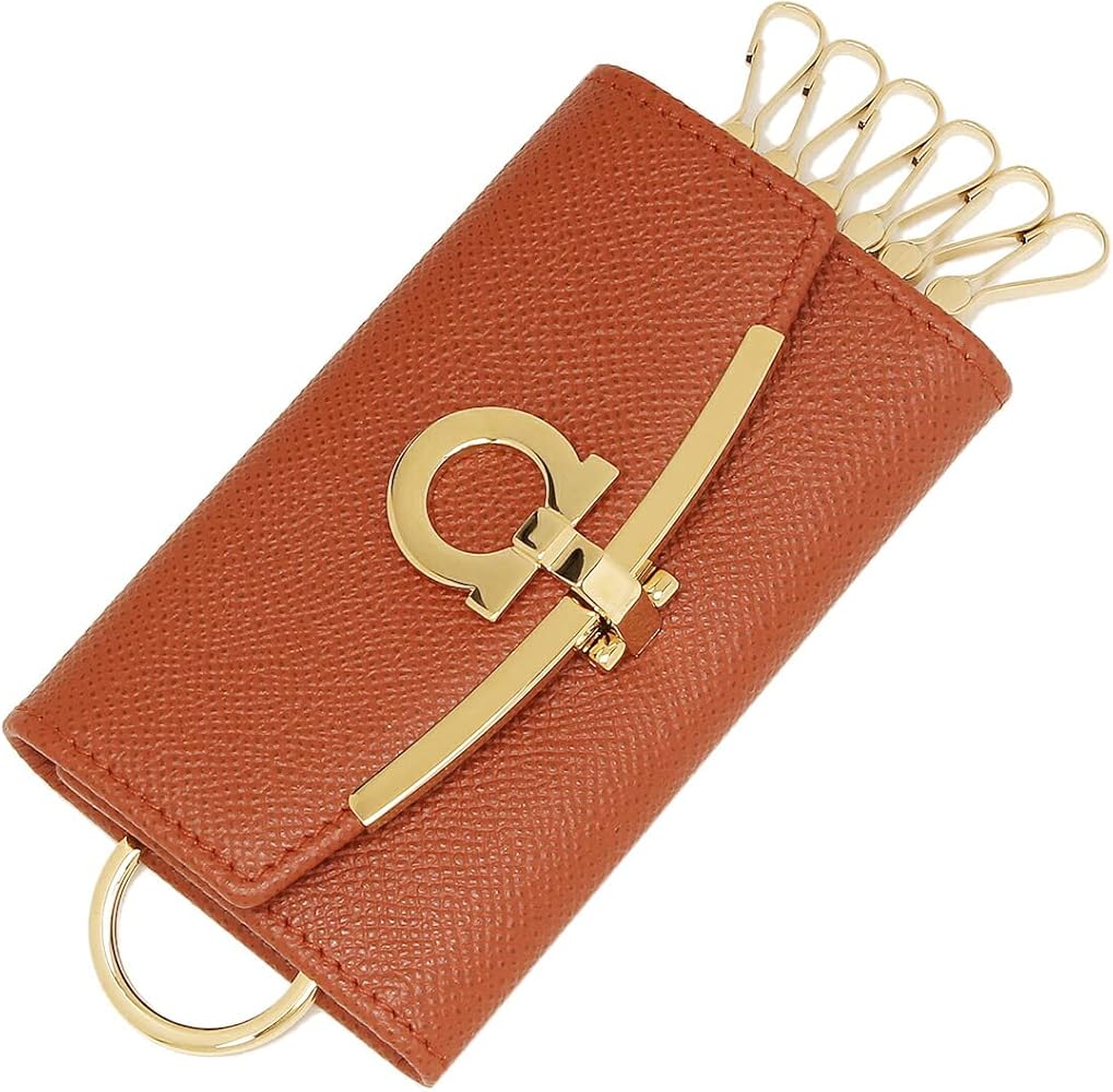 Amazon.co.jp: [フェラガモ]キーケース ガンチーノクリップ オレンジ