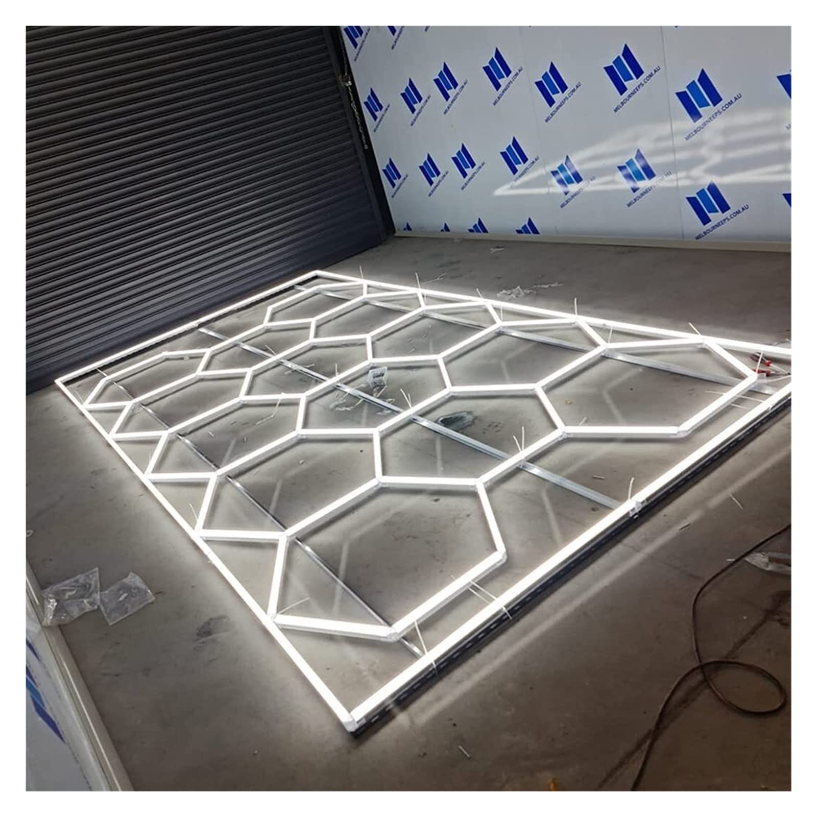 Amazon.co.jp: WXQ六角形ガレージライト - ハニカムライト 6500K 高