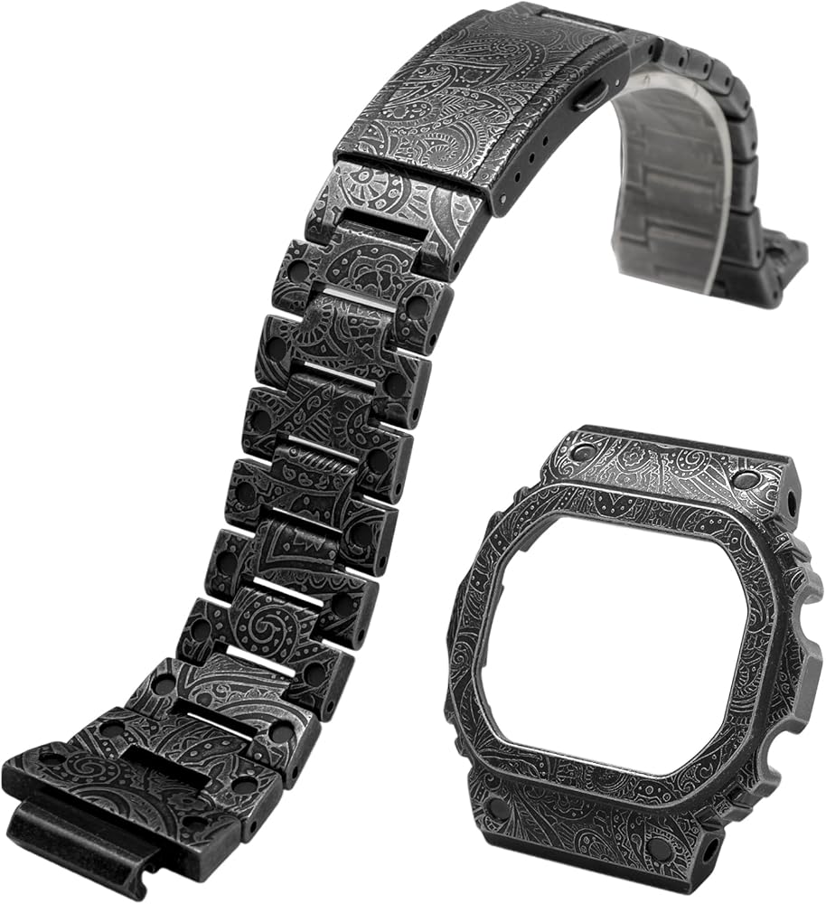 Amazon.com: Korlexchi MOD Kit Metal Watchband and Watch Case for