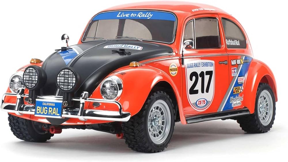 Tamiya 1/10 Volkswagen Beetle Rally MF-01X 4WD Kit : Amazon.in