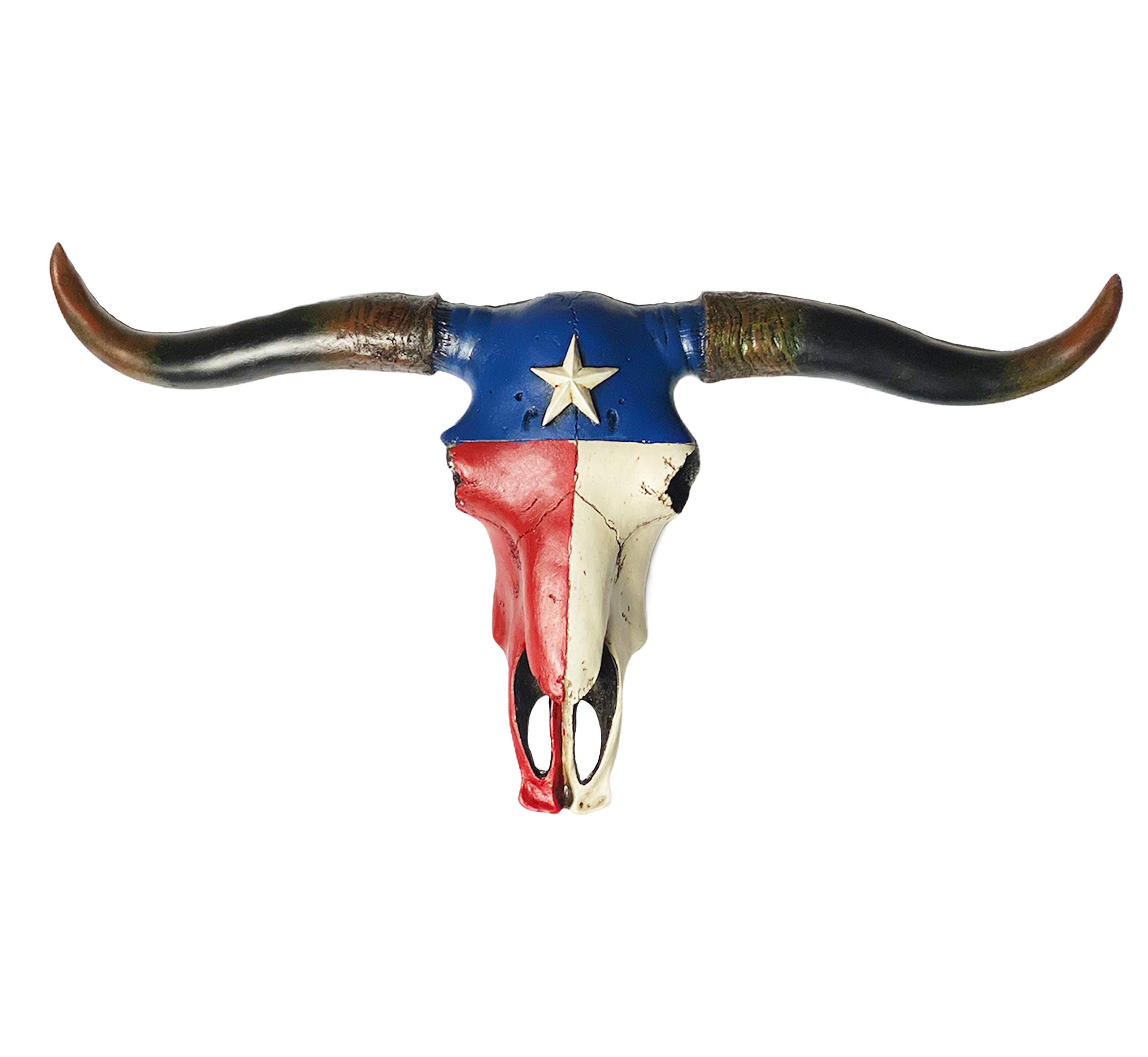 Amazon.co.jp: Urbalabs テキサスロングホーン スカルと角 壁彫刻