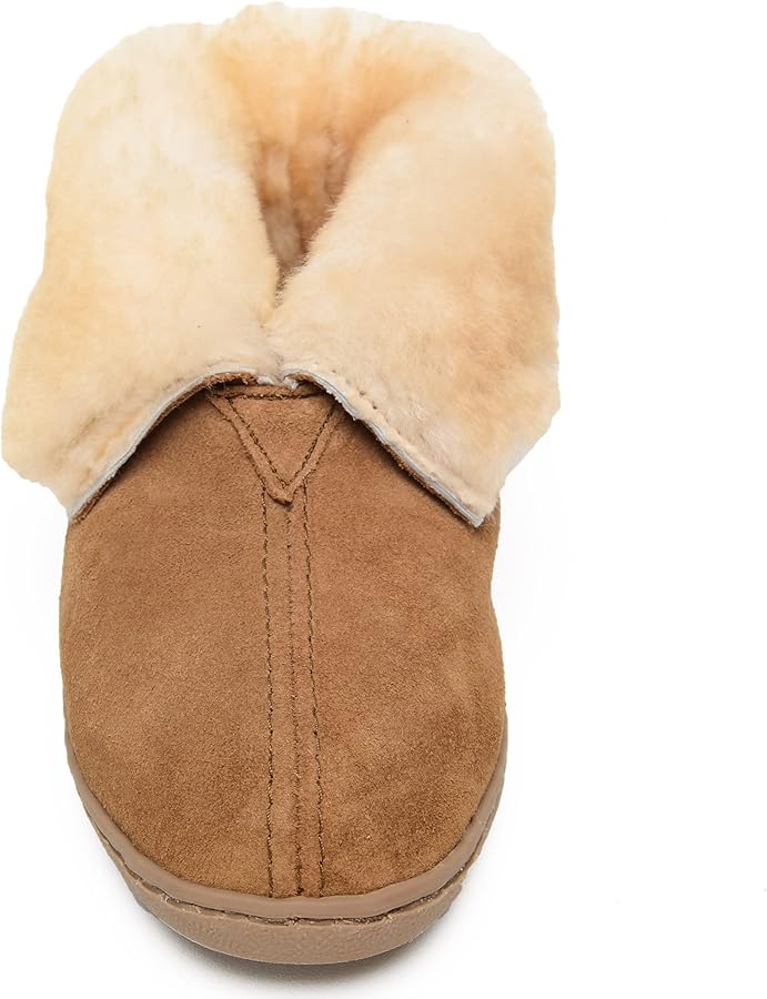 Amazon.com | Minnetonka Women's Sheepskin Ankle Boot 5 M Golden