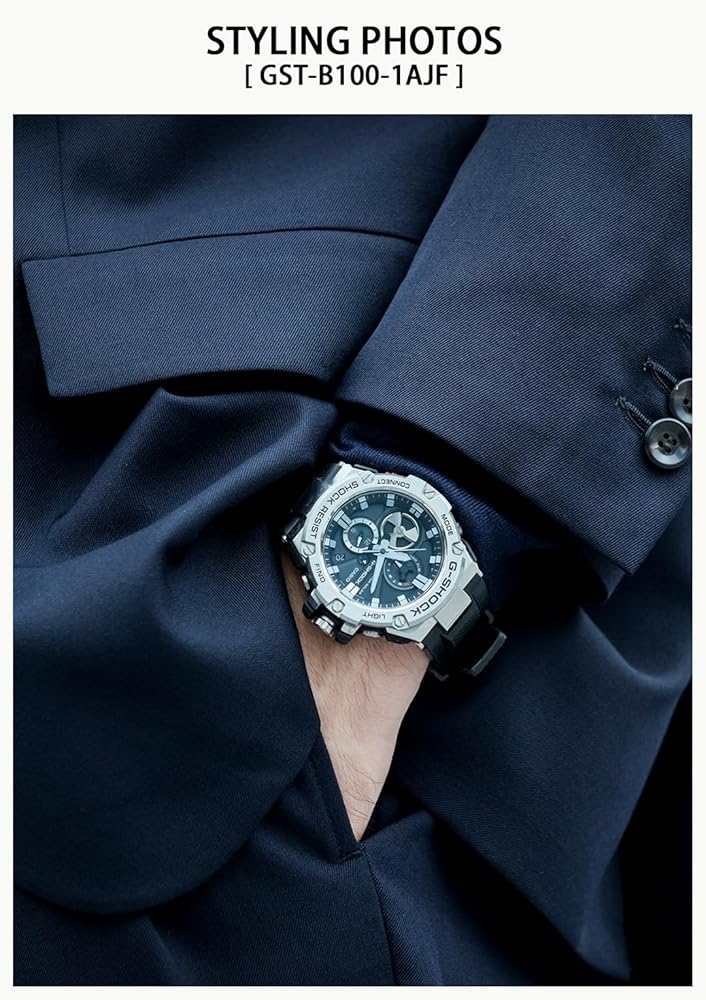 Amazon.com: CASIO G-SHOCK G-Steel GST-B100D-1AJF Mens Japan Import