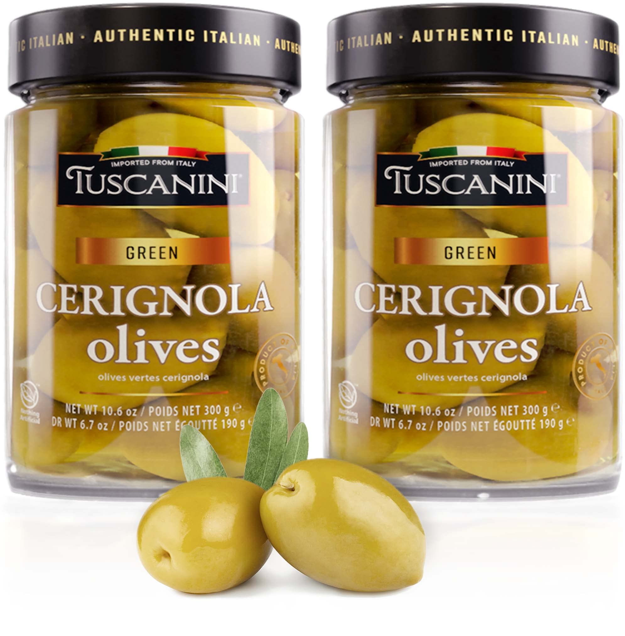 Amazon.com : Tuscanini Premium Italian Cerignola Whole Green Jumbo