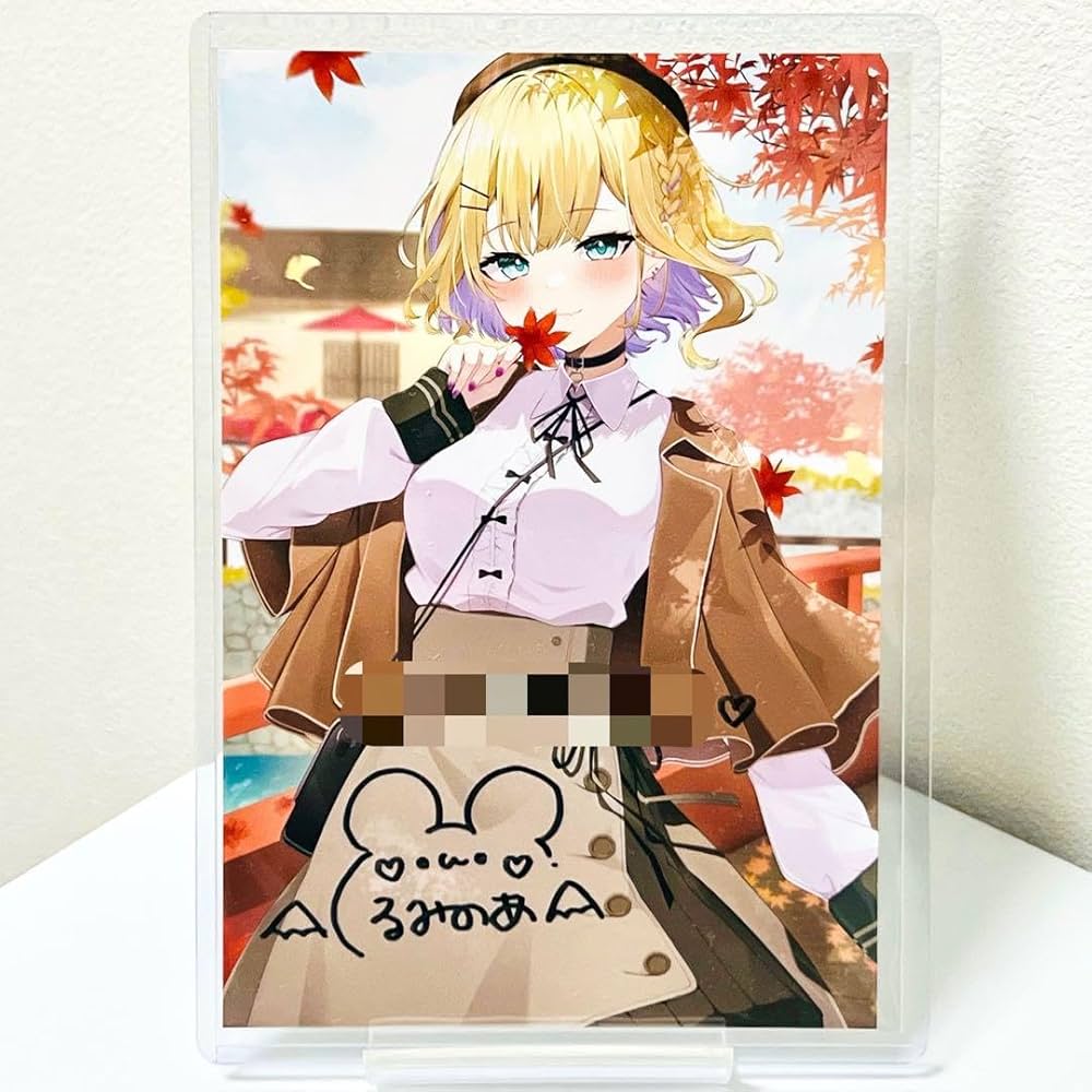 Amazon | 胡桃のあ 963記念 直筆サイン入りポストカード ぶいすぽ ぶ