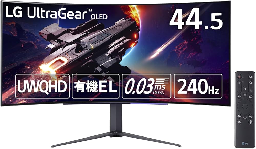 Amazon.co.jp: LG ゲーミングモニター UltraGear 45GR95QE-B 44.5