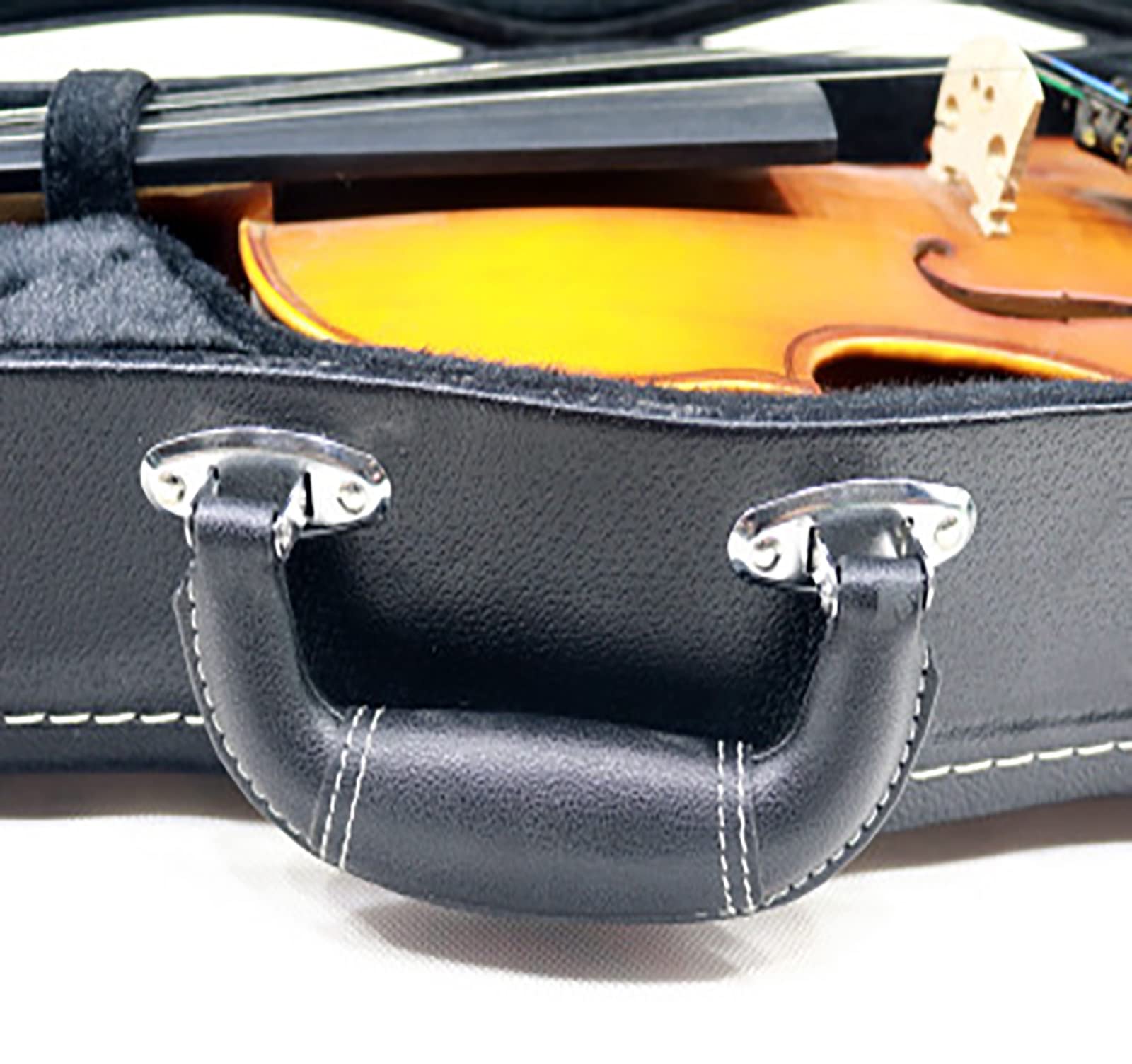 Amazon.co.jp: 4/4フルサイズのバイオリンケース、湿度計付きの豪華な