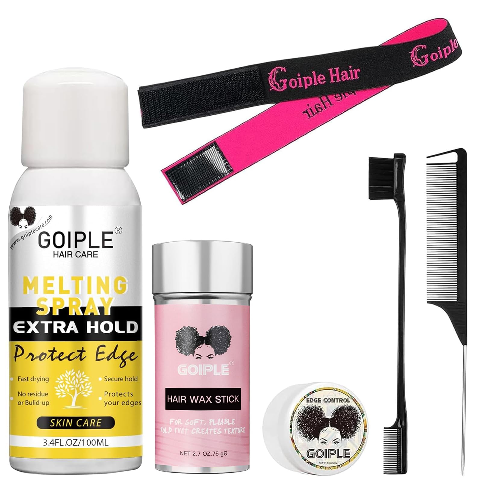 Amazon.com : Goiple Lace Melting Spray for Wigs, Closures