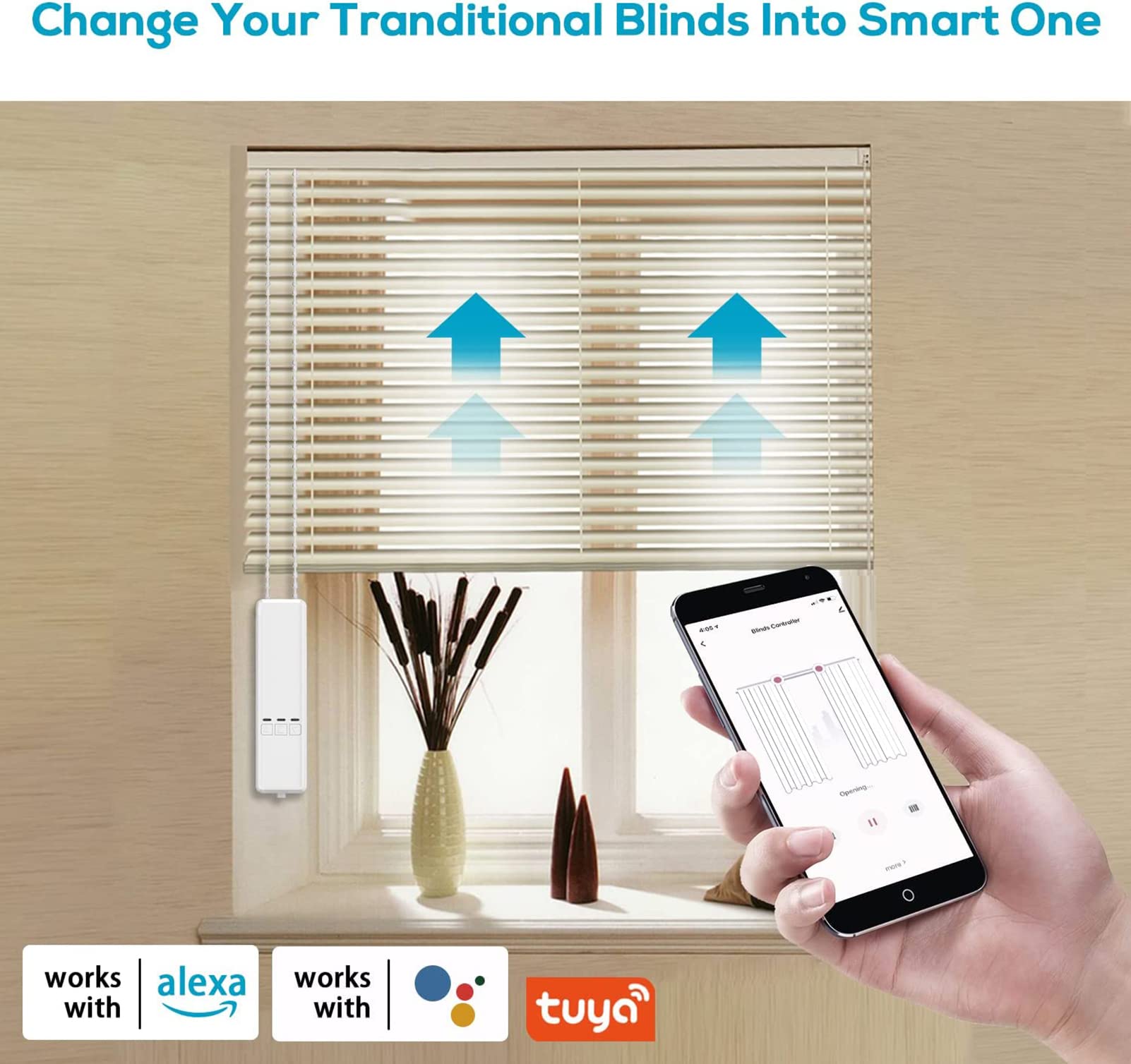 Amazon｜スマートブラインドモーター、WiFiローラーシェードドライバー