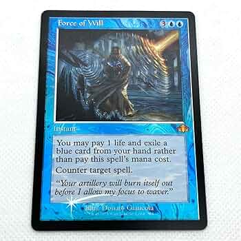 意志の力【日版】旧枠非foil MTG【意志の力 / Force of Will 日本語