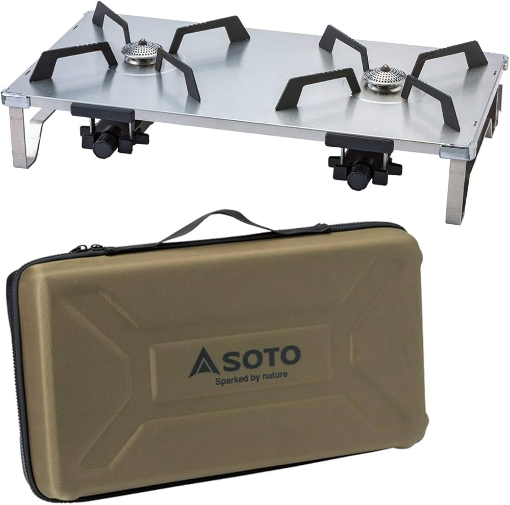 Amazon.co.jp: SOTO レギュレーター2バーナー GRID ST-526 ＋ 専用