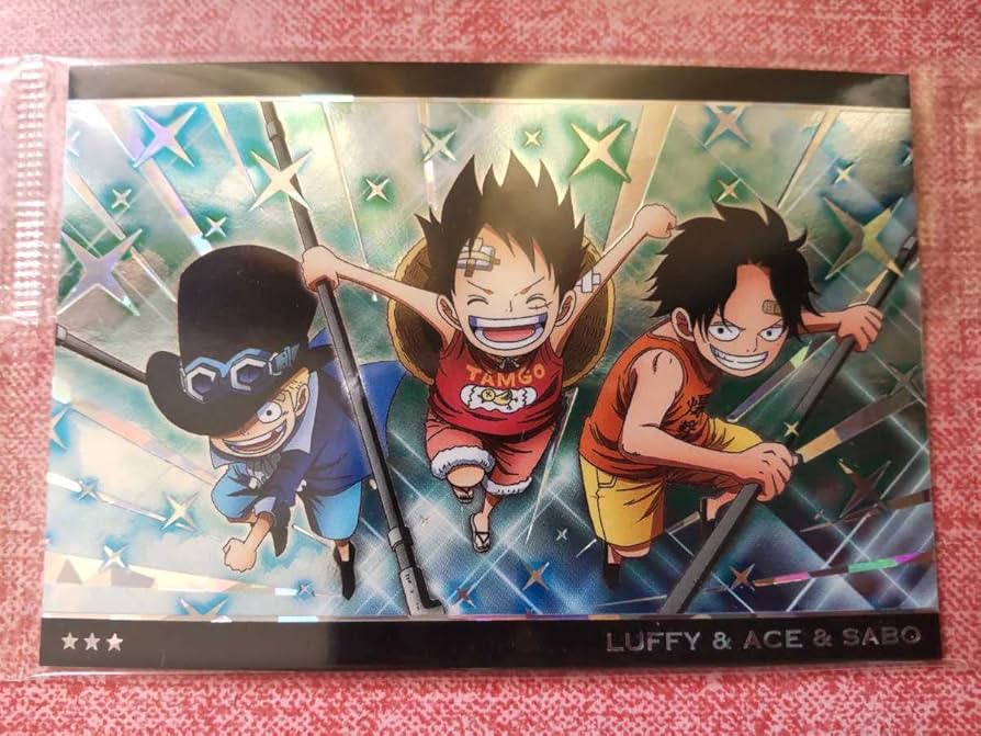 Amazon.co.jp: No.8-08 SR エース&サボ&ルフィ 兄弟の盃 ワンピース