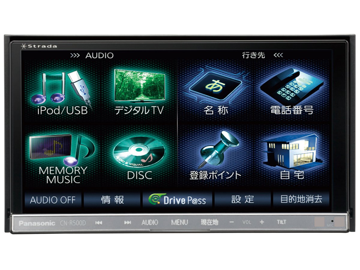 Amazon.co.jp: Panasonic Strada R Series 7V Wide VGA Monitor 2DIN