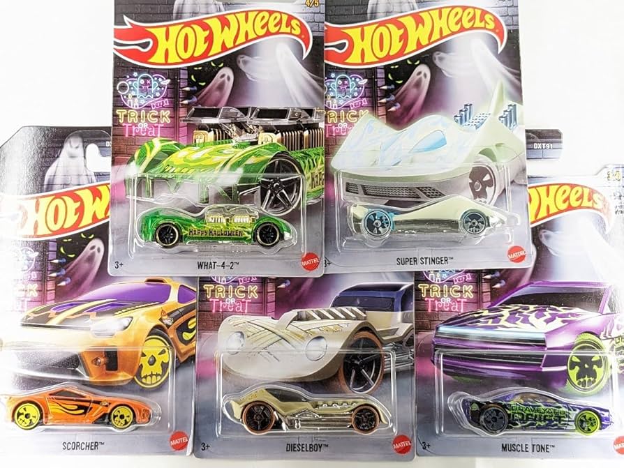 Amazon.co.jp: 日本 US版 ホットウィール ハロウィン 2022 全5種セット