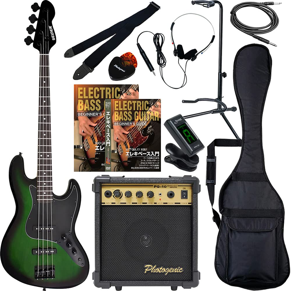 Amazon | SELDER セルダー ベース ジャズベースタイプ JB-30/アイビー