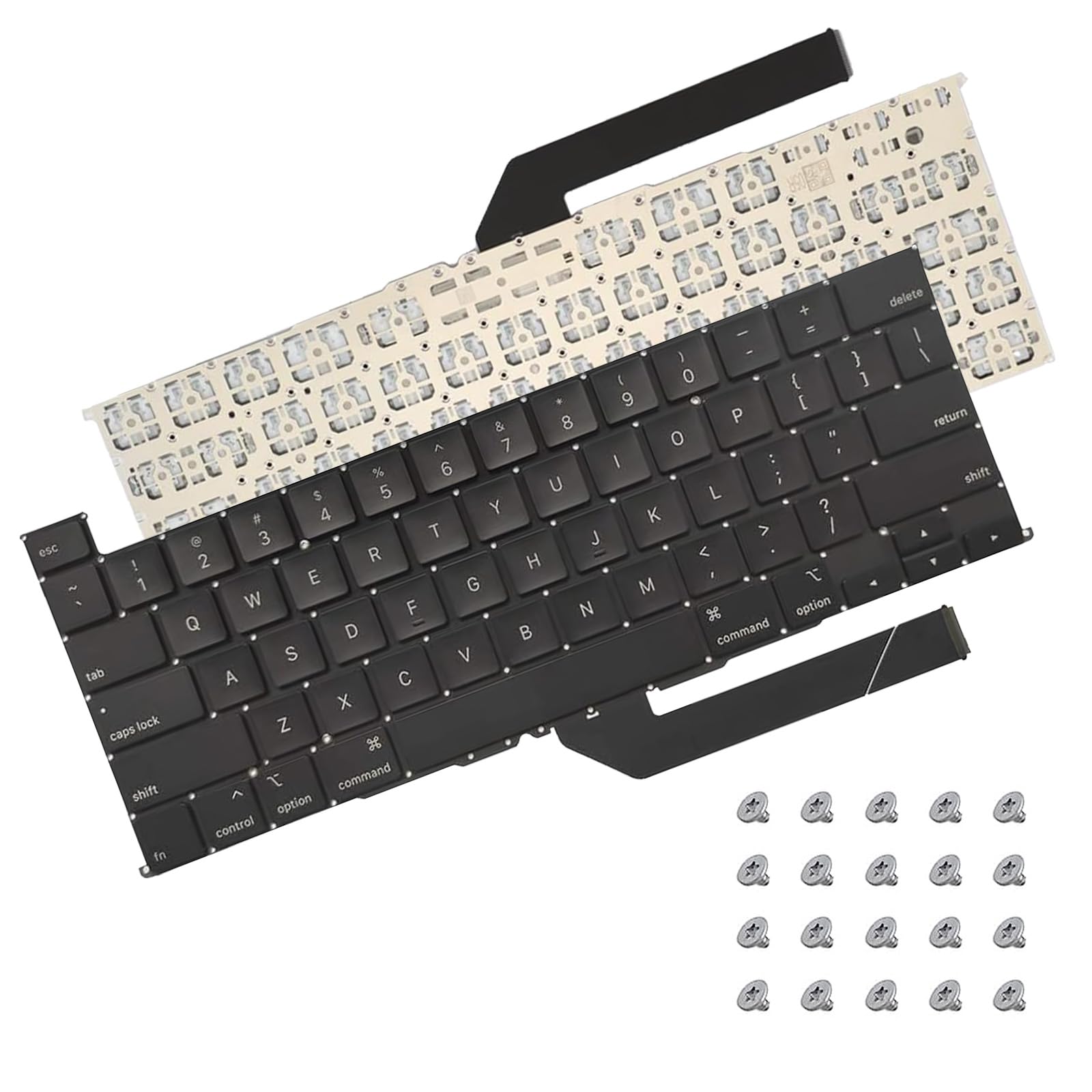 Amazon.com: Nockchawon US Keyboard with Flex Cable + Screw Kit