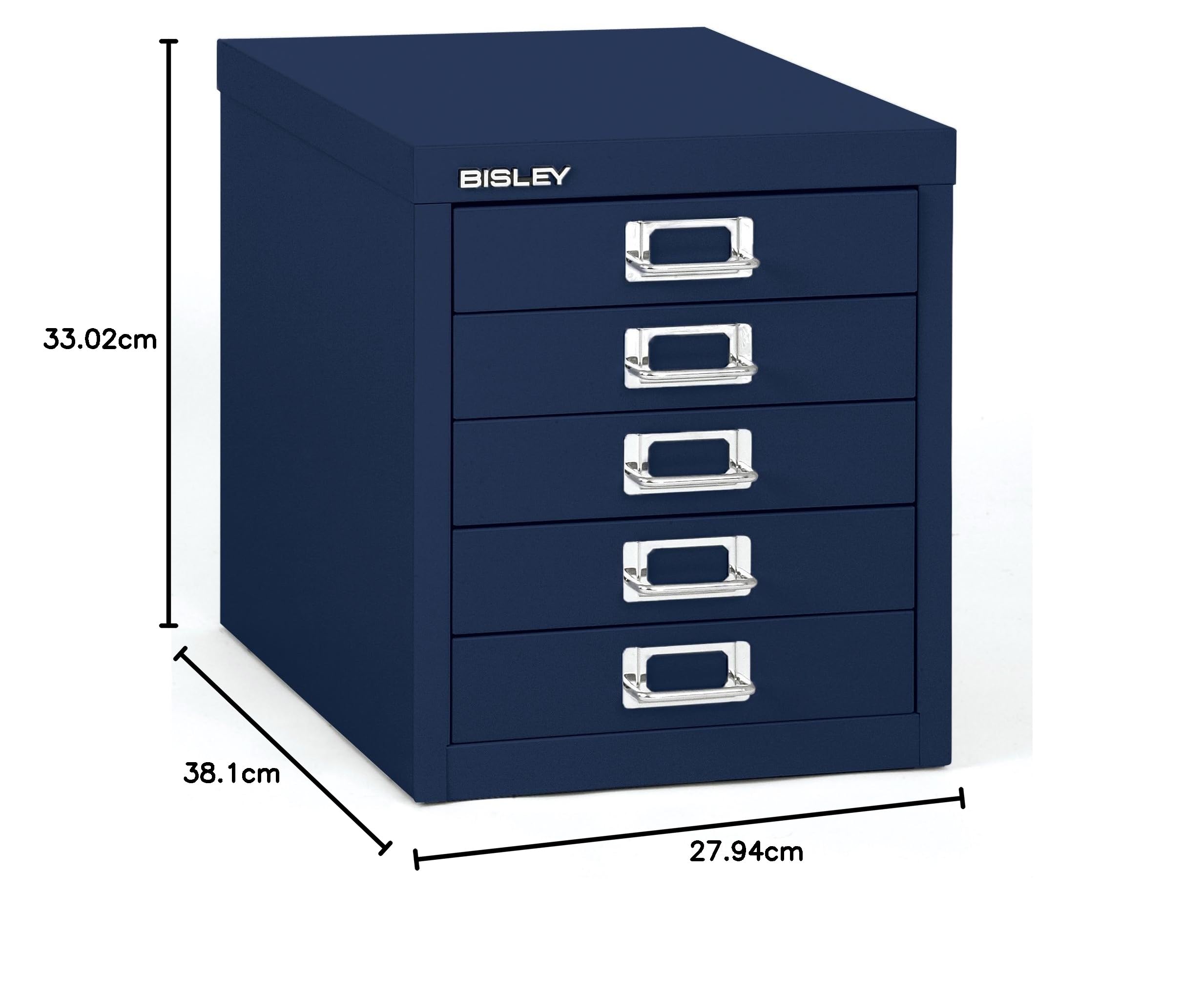 Amazon | Bisley 5段引き出しスチールマルチ引き出しキャビネット