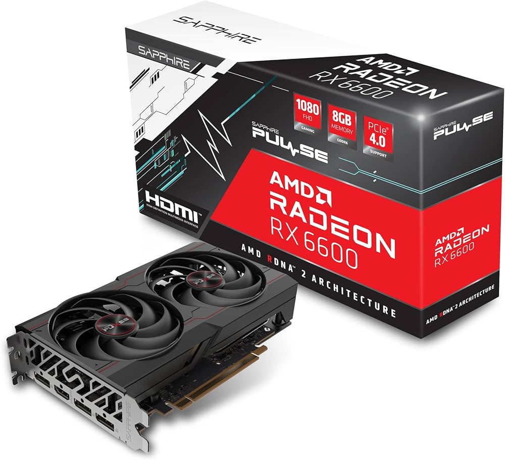 Amazon | Sapphire PULSE Radeon RX 6600 8GB グラフィックスボード