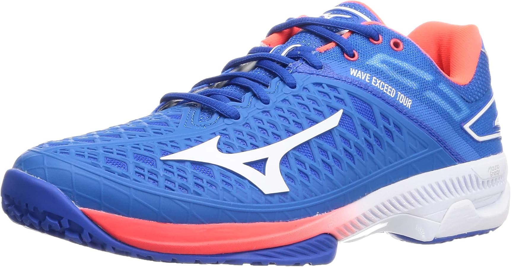 Amazon | [ミズノ] テニスシューズ ウエーブエクシード 4 OC ブルー