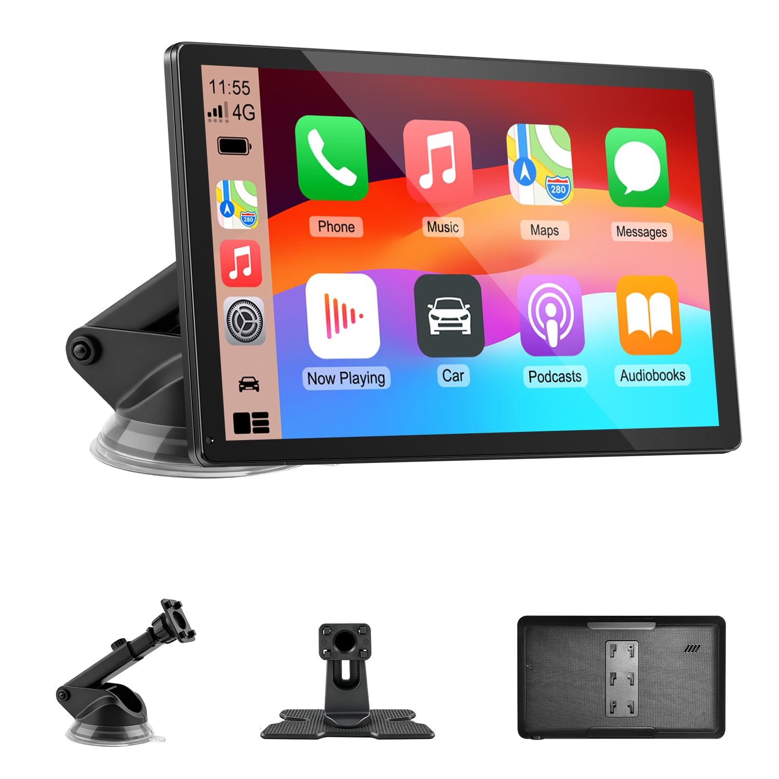 Amazon.com: CarPlay Screen for Car, 9'' Wireless CarPlay & Android