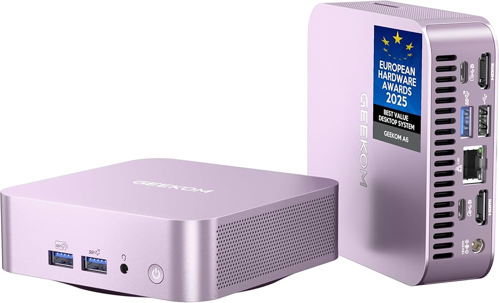 Amazon.co.jp: GEEKOM A6 Mini PC、AMD Ryzen 7 6800H (最大4.7GHz