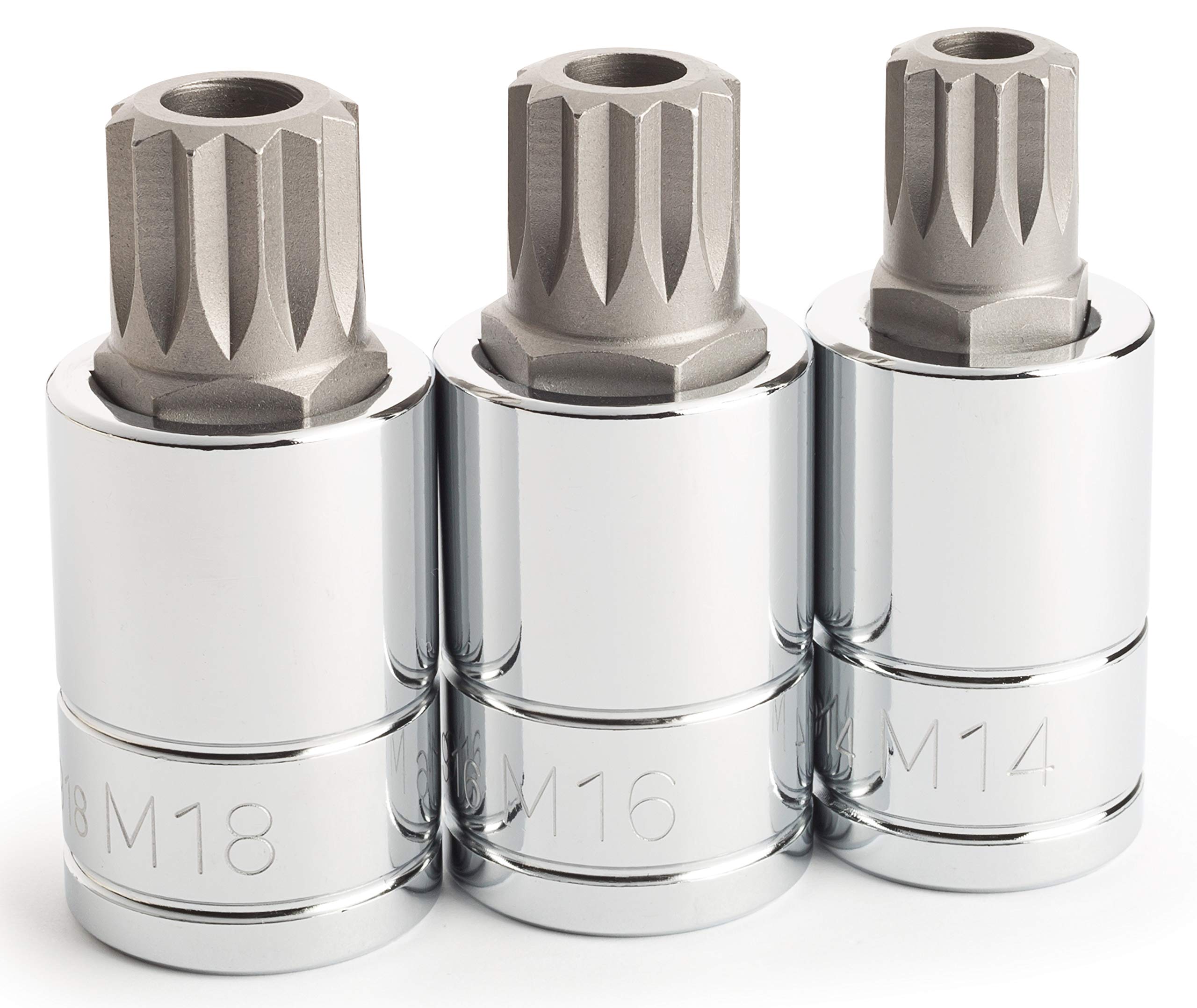 Titan 16083 3 pc. Tamper Resistant XZN Triple Square Bit Socket