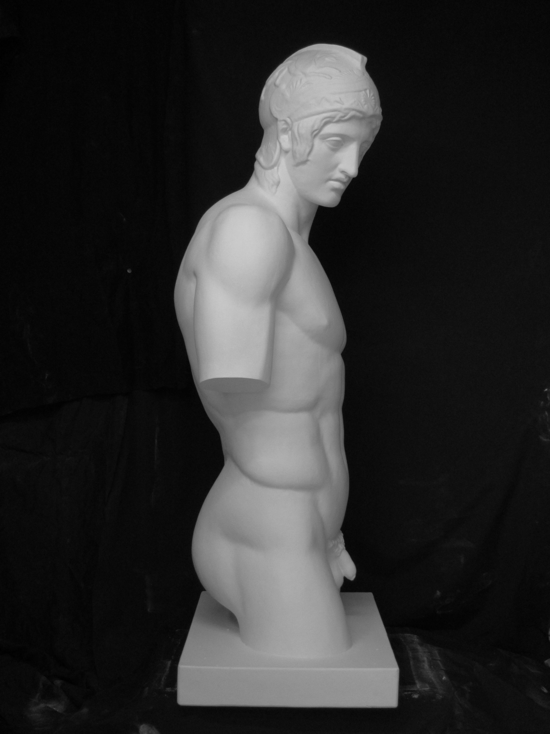 Amazon.co.jp: 石膏像 H－014 ボルゲーゼのマルス七分身像 H