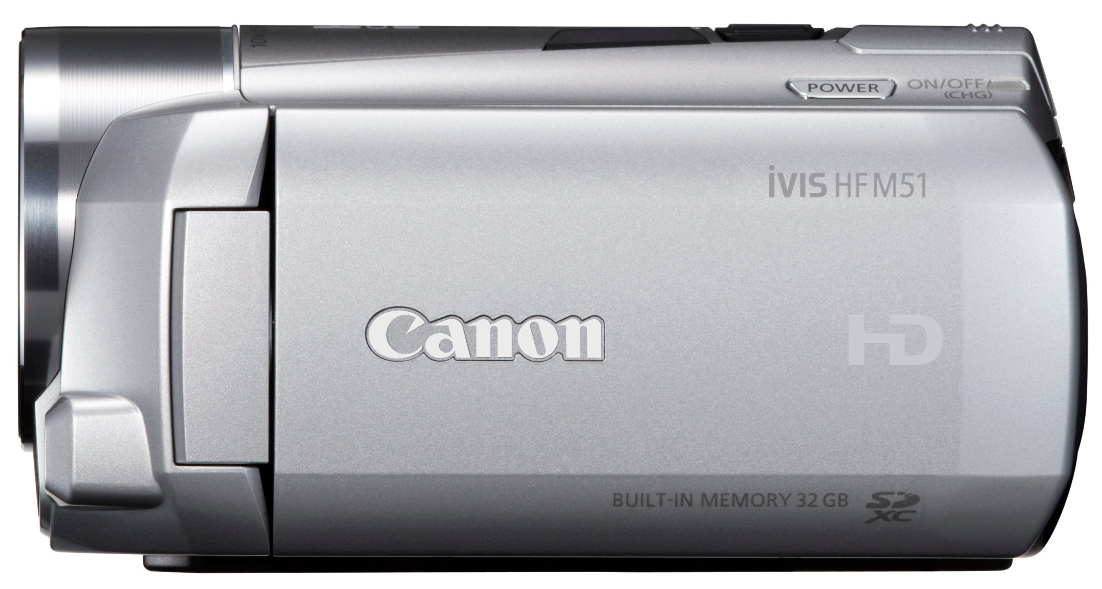 Amazon | Canon デジタルビデオカメラ iVIS HF M51 シルバー 光学10倍