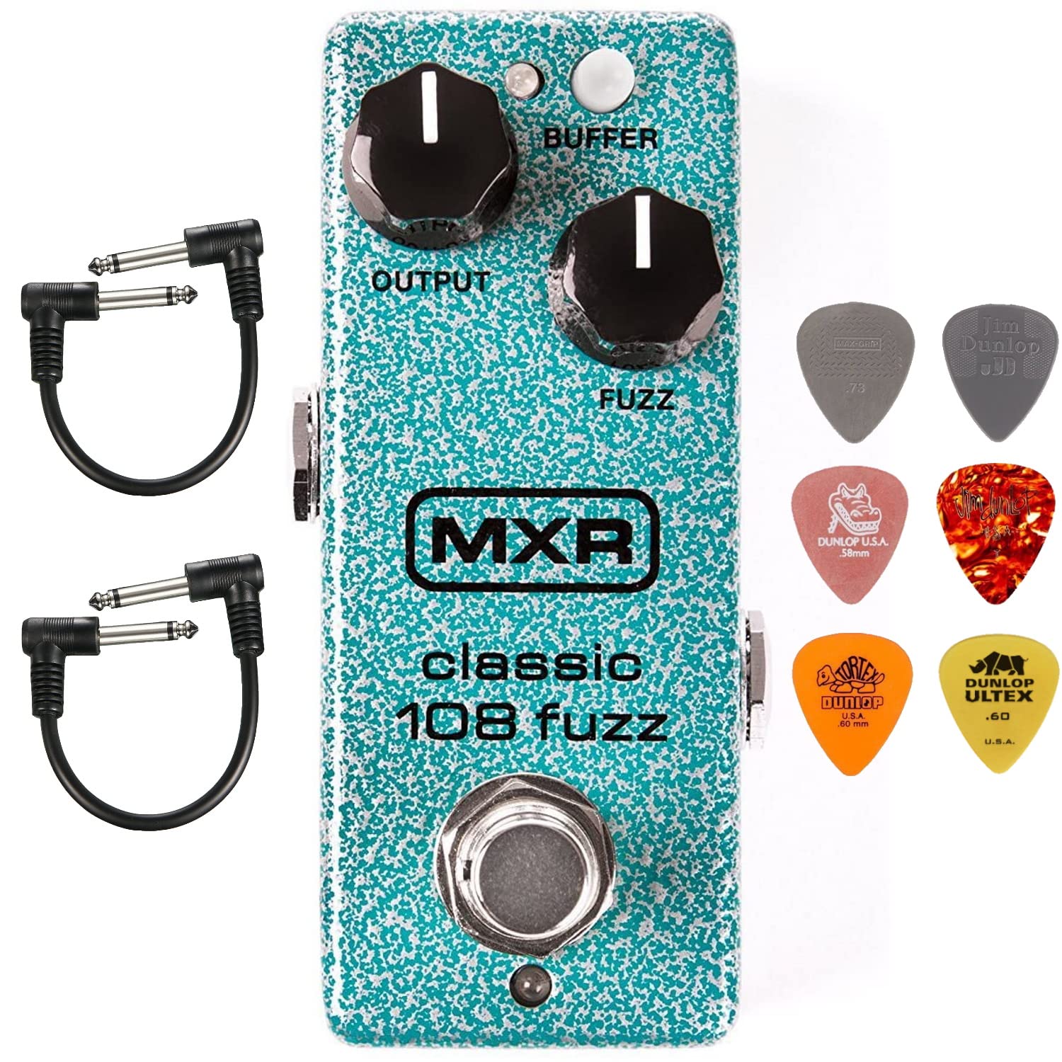 Amazon | MXR M296 クラシック 108 Fuzz ミニエフェクトペダルバンドル