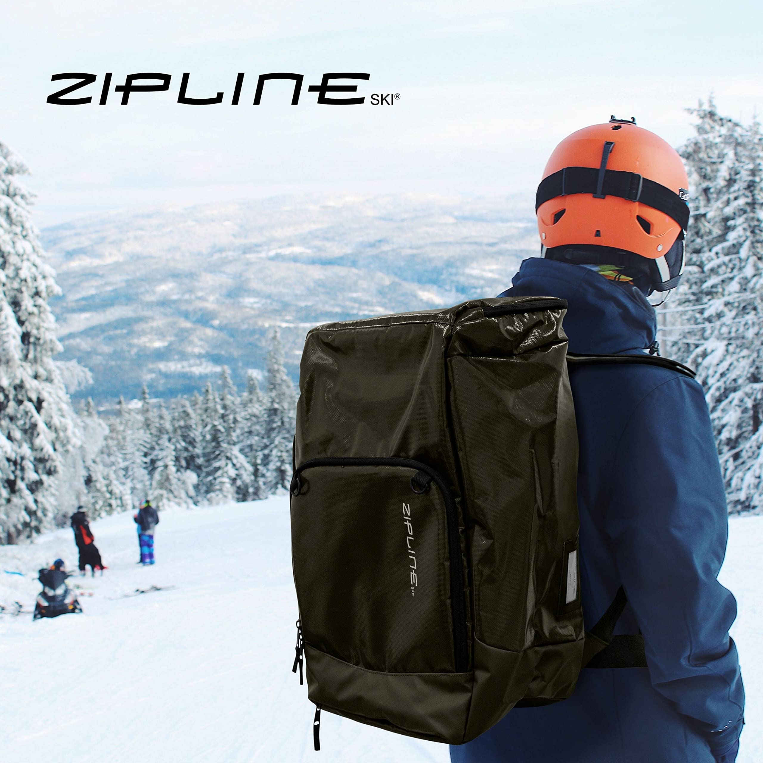 Amazon.co.jp: Zipline リュックサック スキーブーツバッグ バック