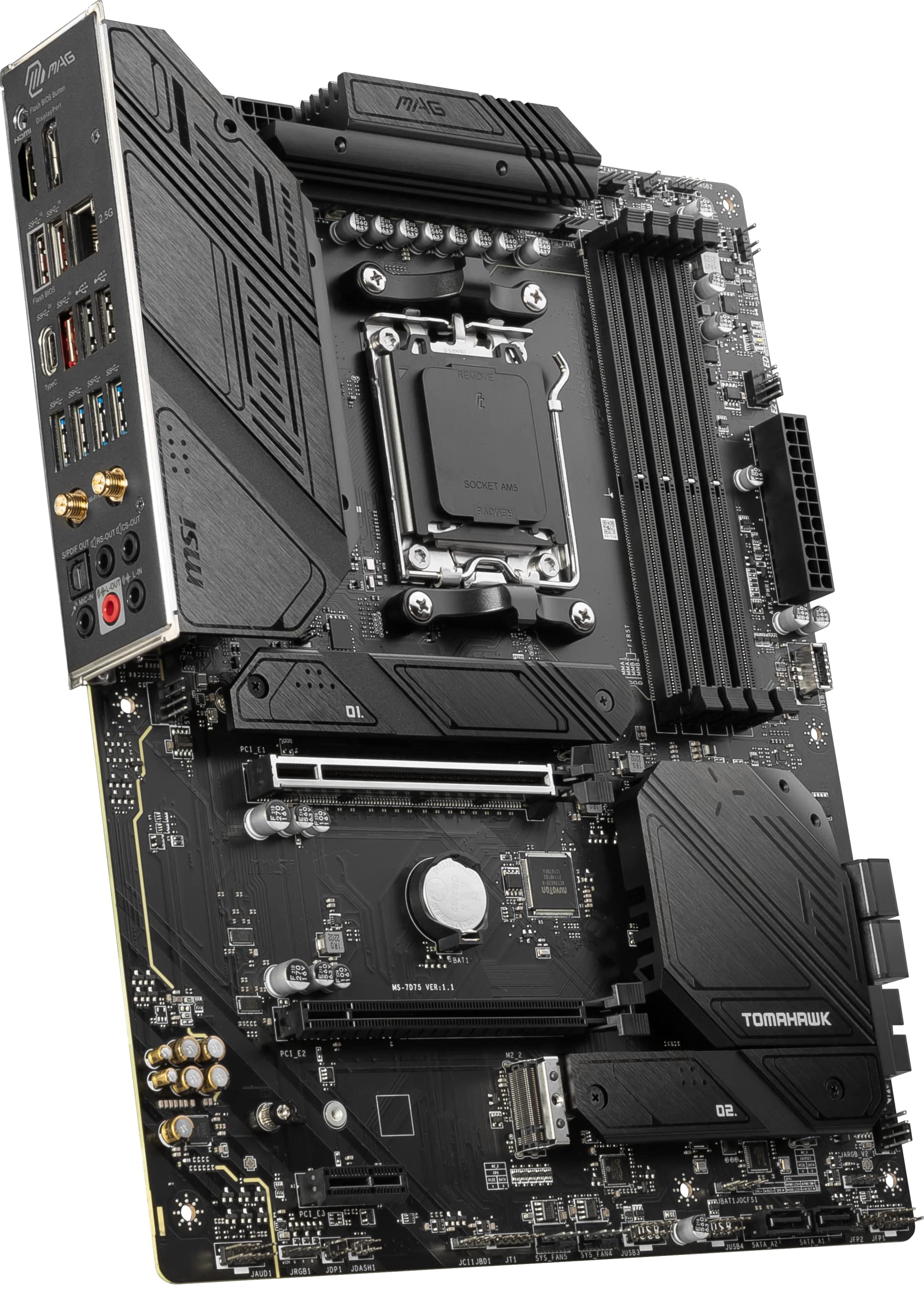 Amazon.com: MSI MAG B650 Tomahawk WiFi Computer Gaming Motherboard