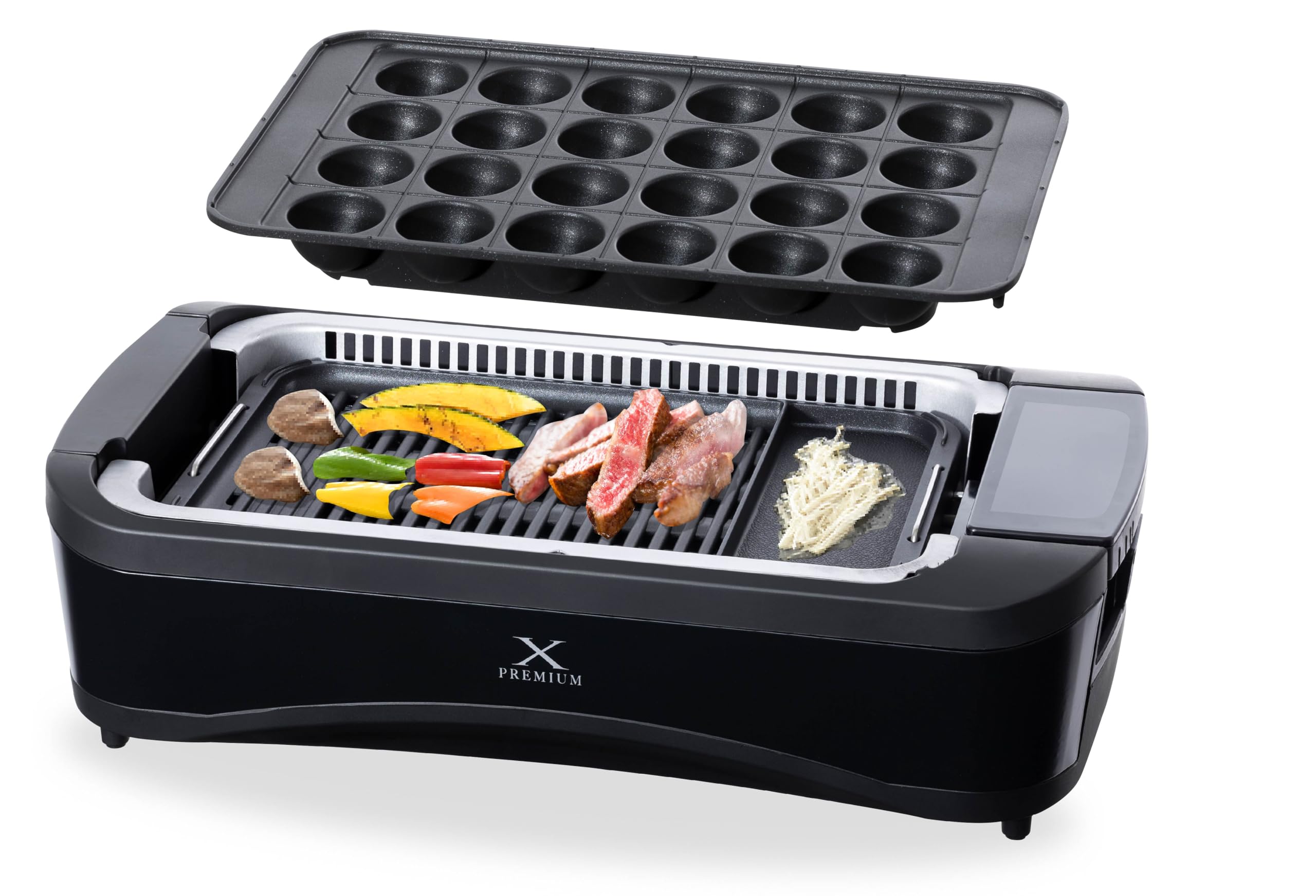 Amazon.co.jp: [山善] 煙の少ない 焼肉プレート XGRILL PREMIUM ワイド