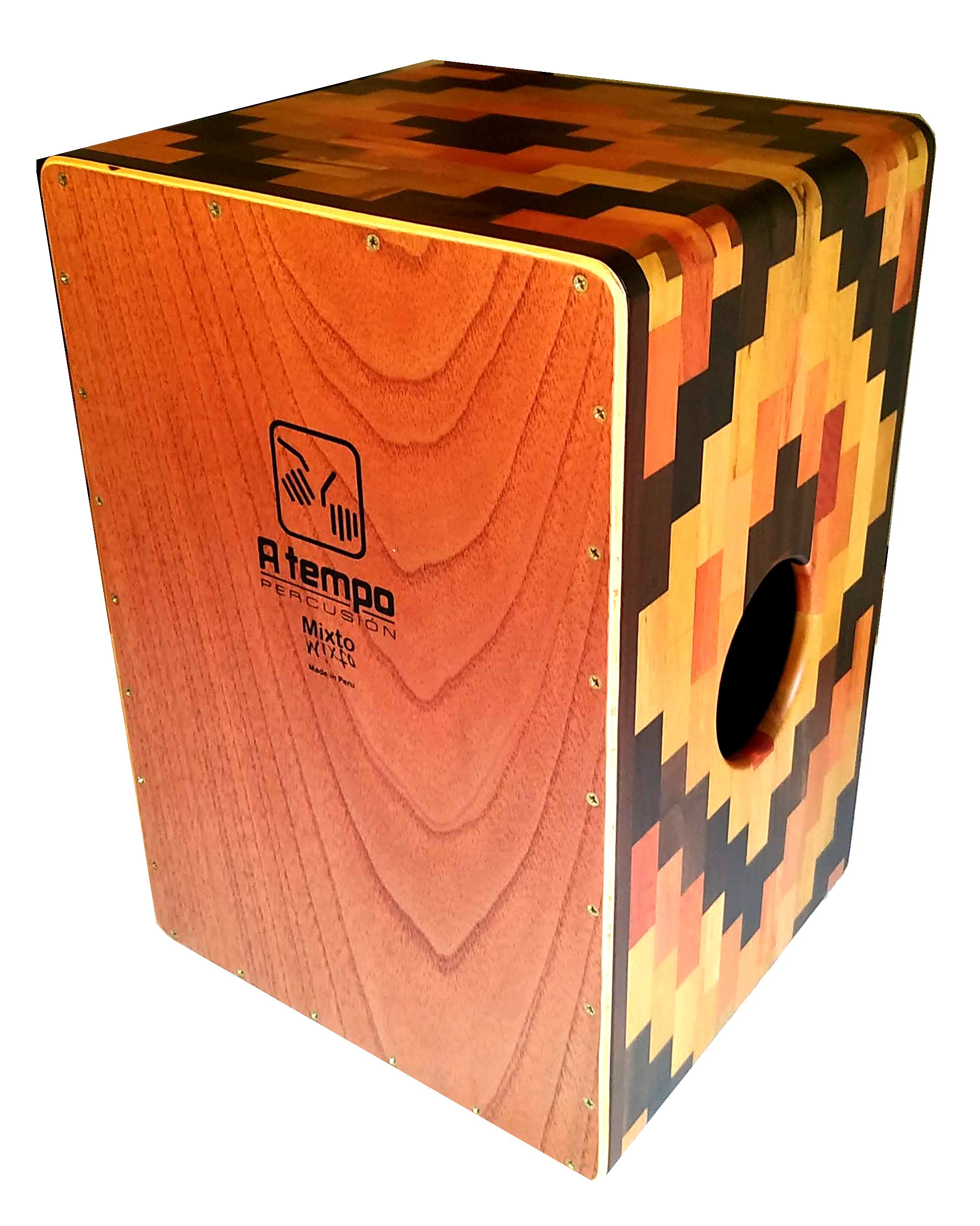 Amazon | アテンポ・ パーカッション ミクスト カホン ブロック(マット