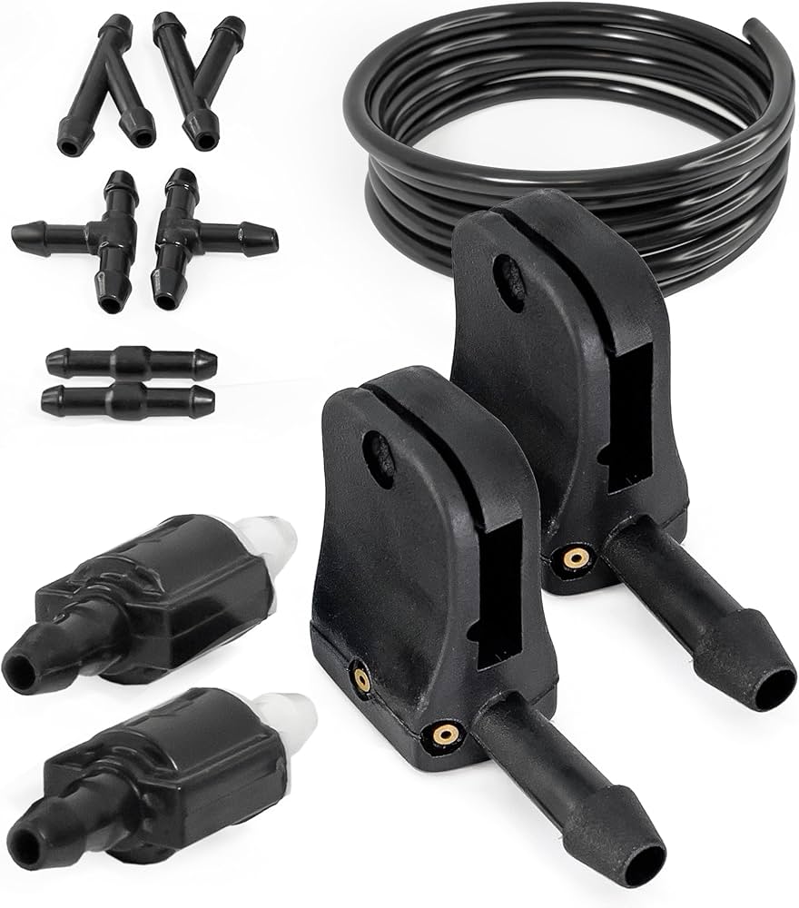 3-Way Truck&Van Windshield Washer Spray Nozzles Compatible with