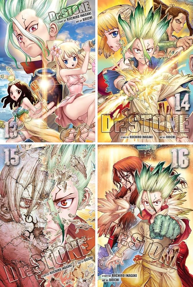 Dr. STONE Manga, Set of 26 Books. Vol. 1-26: Riichiro Inagaki