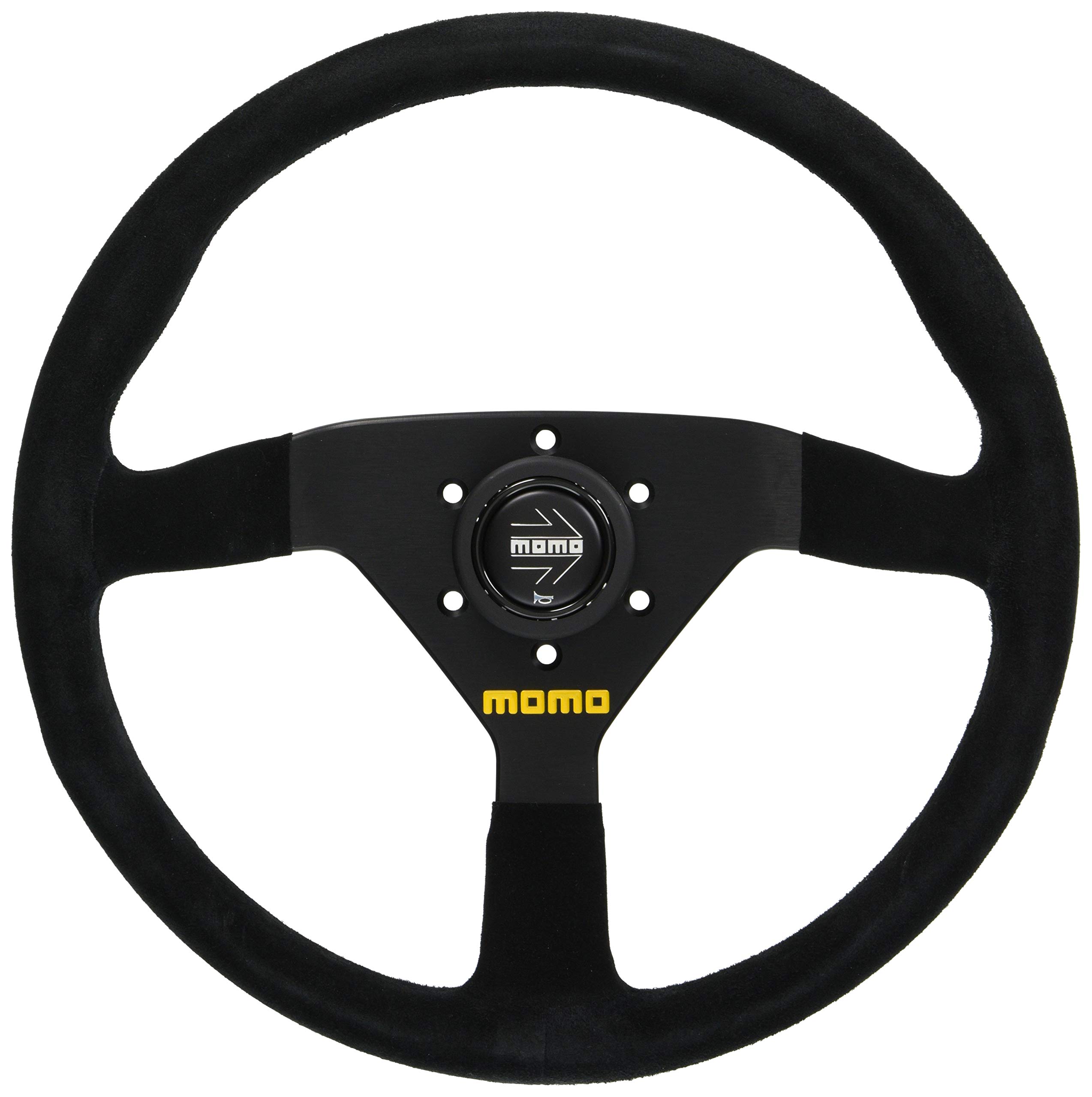 Amazon | MOMO(モモ) ステアリング MOD.78 35パイ BK/スエード M-45