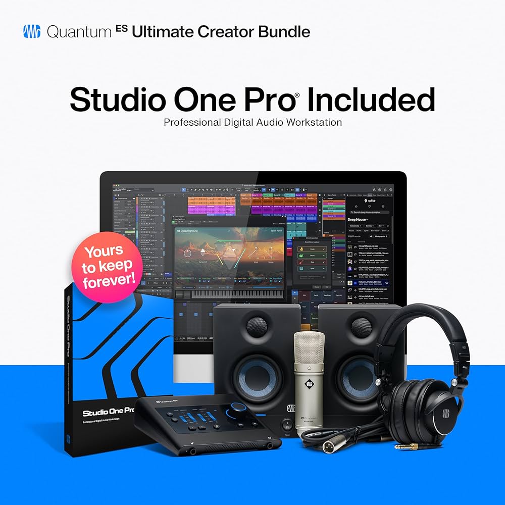 PreSonus Quantum ES Ultimate Bundle - 2-Channel USB-C Audio