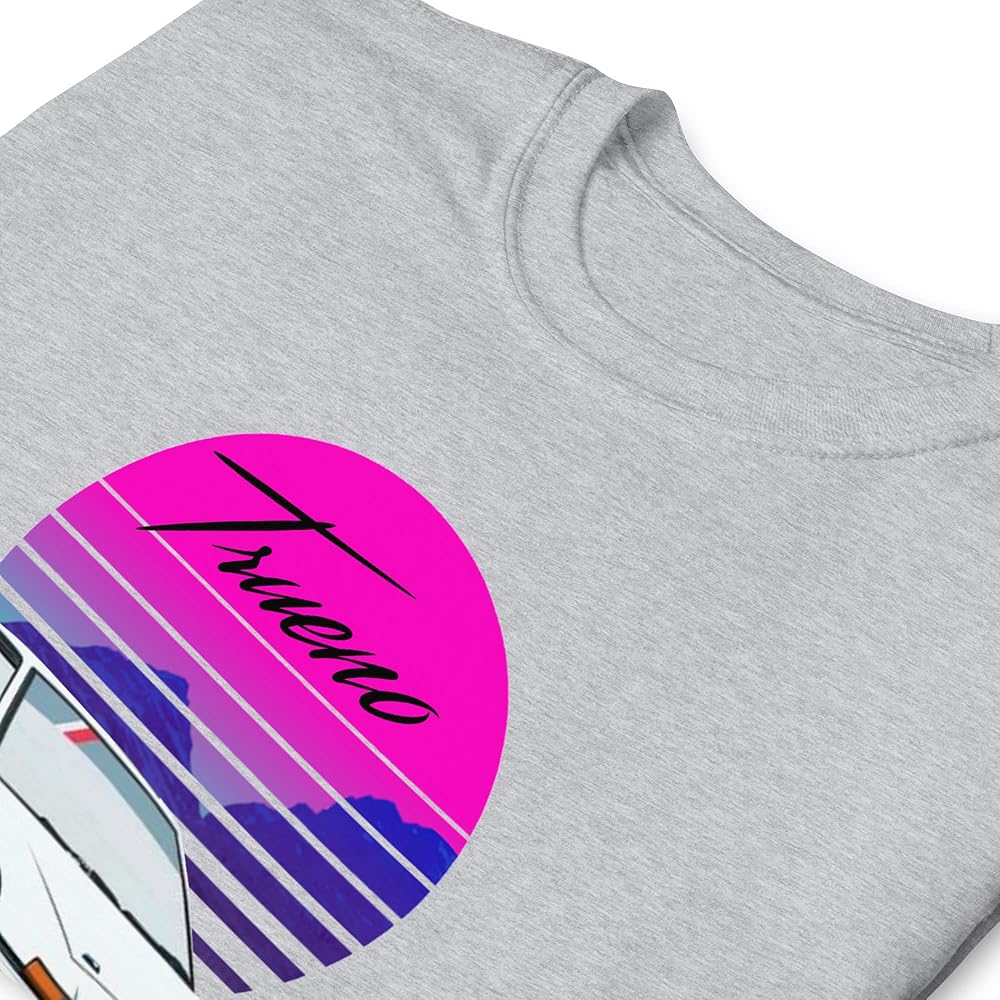 Trueno AE86 JDM Vaporwave Sun Drift Racing Tuner Car Short-Sleeve