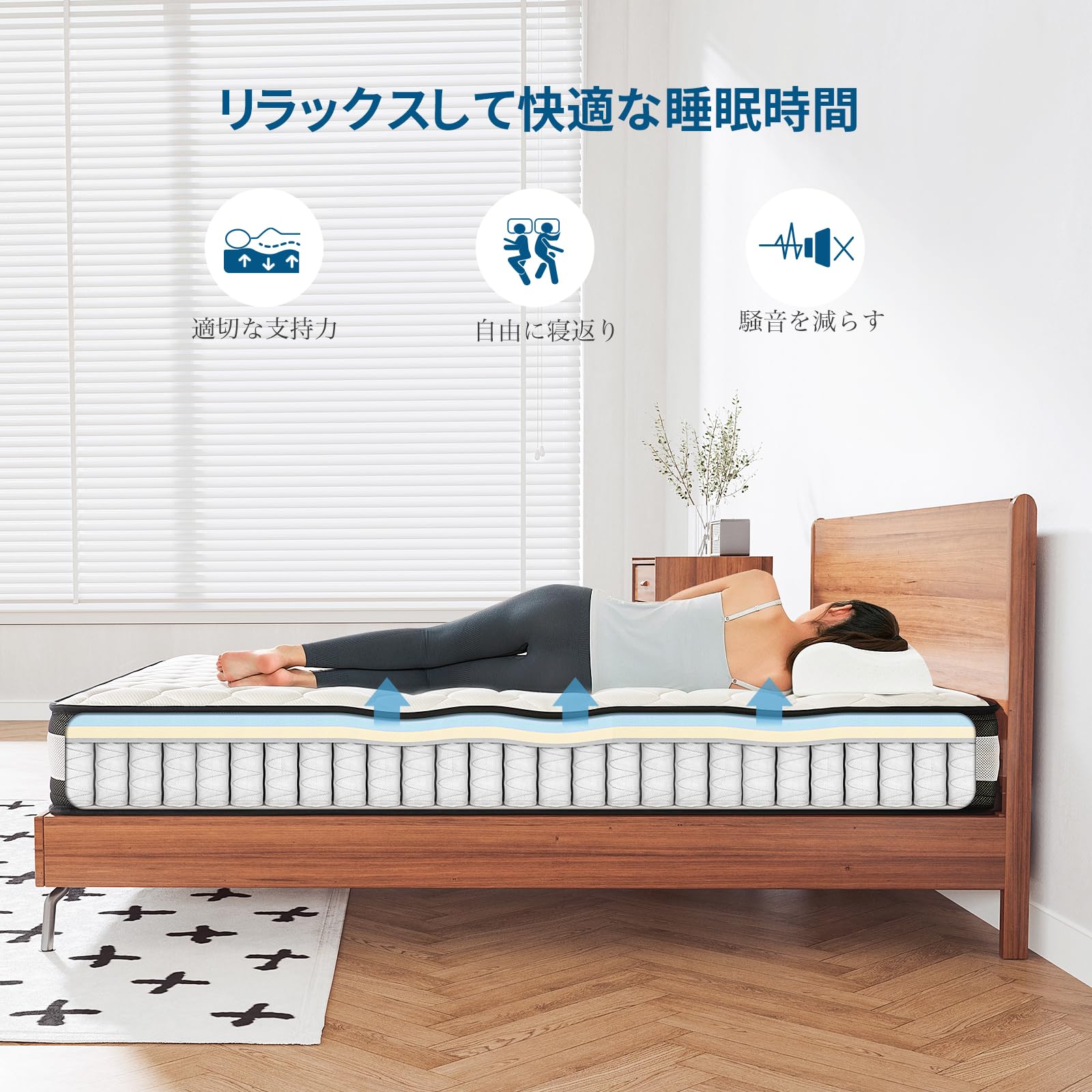 Amazon.co.jp: Inofia マットレス シングル マットレス専門ブランド 高