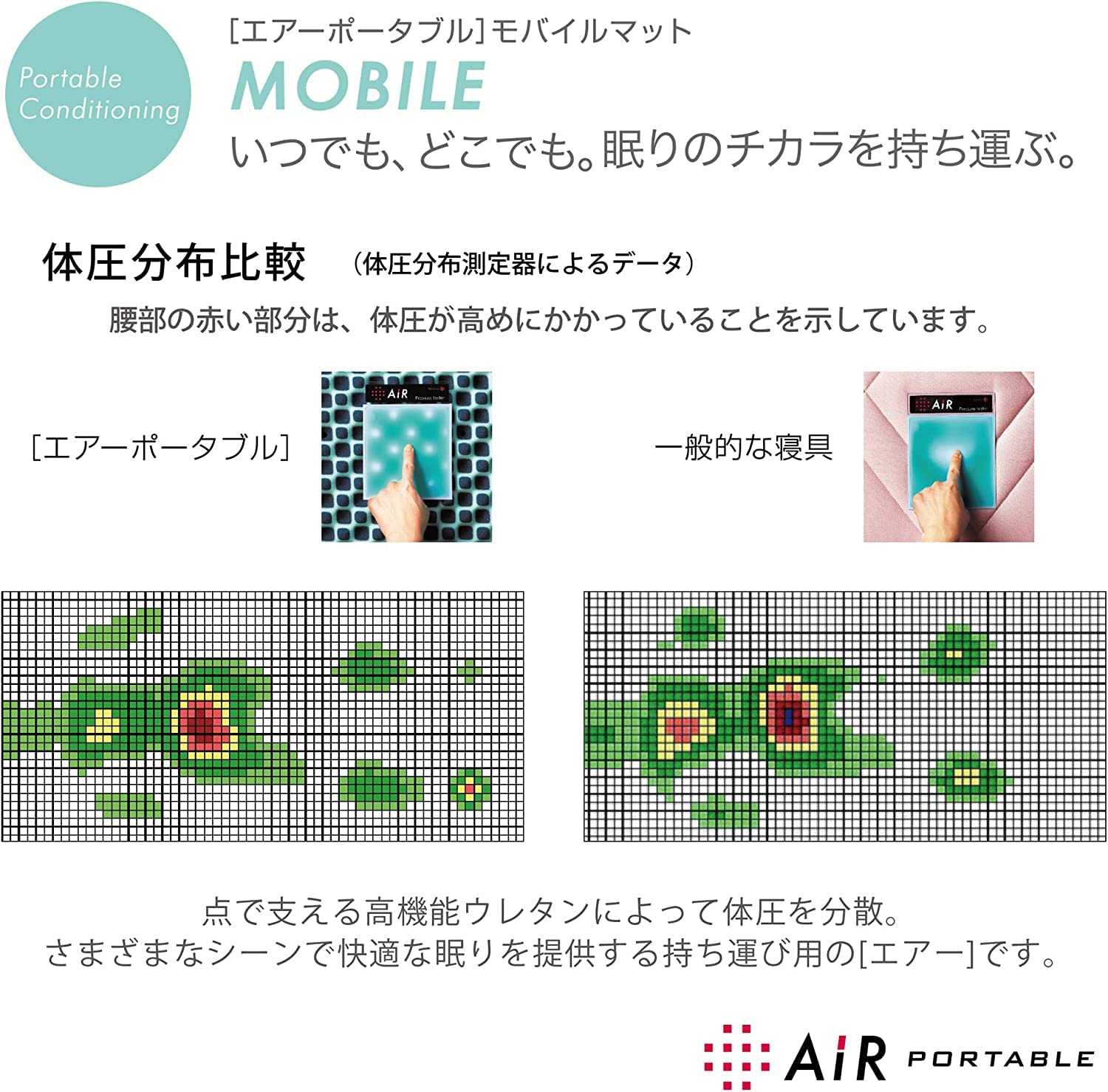 Amazon｜nishikawa 【 西川 】 [エアーポータブル] モバイルマット