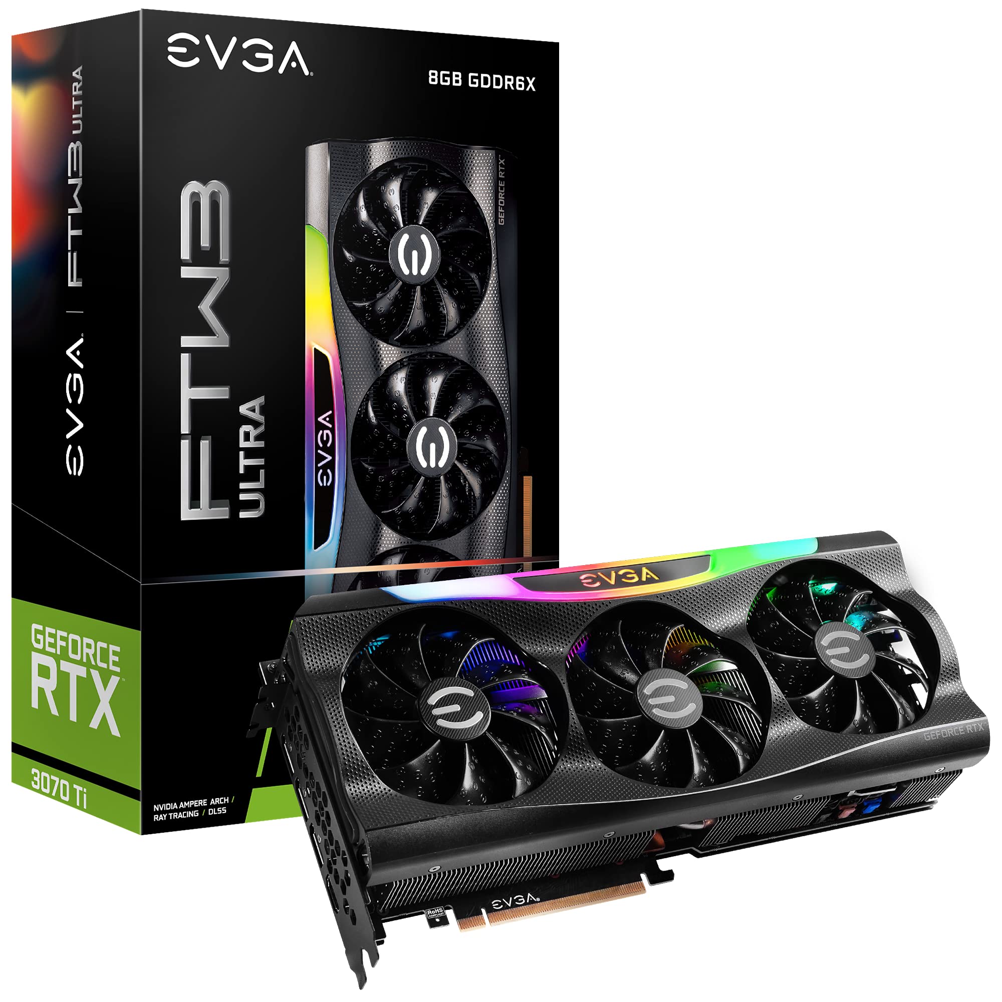 Amazon.com: EVGA GeForce RTX 3070 Ti FTW3 Ultra Gaming, 08G-P5