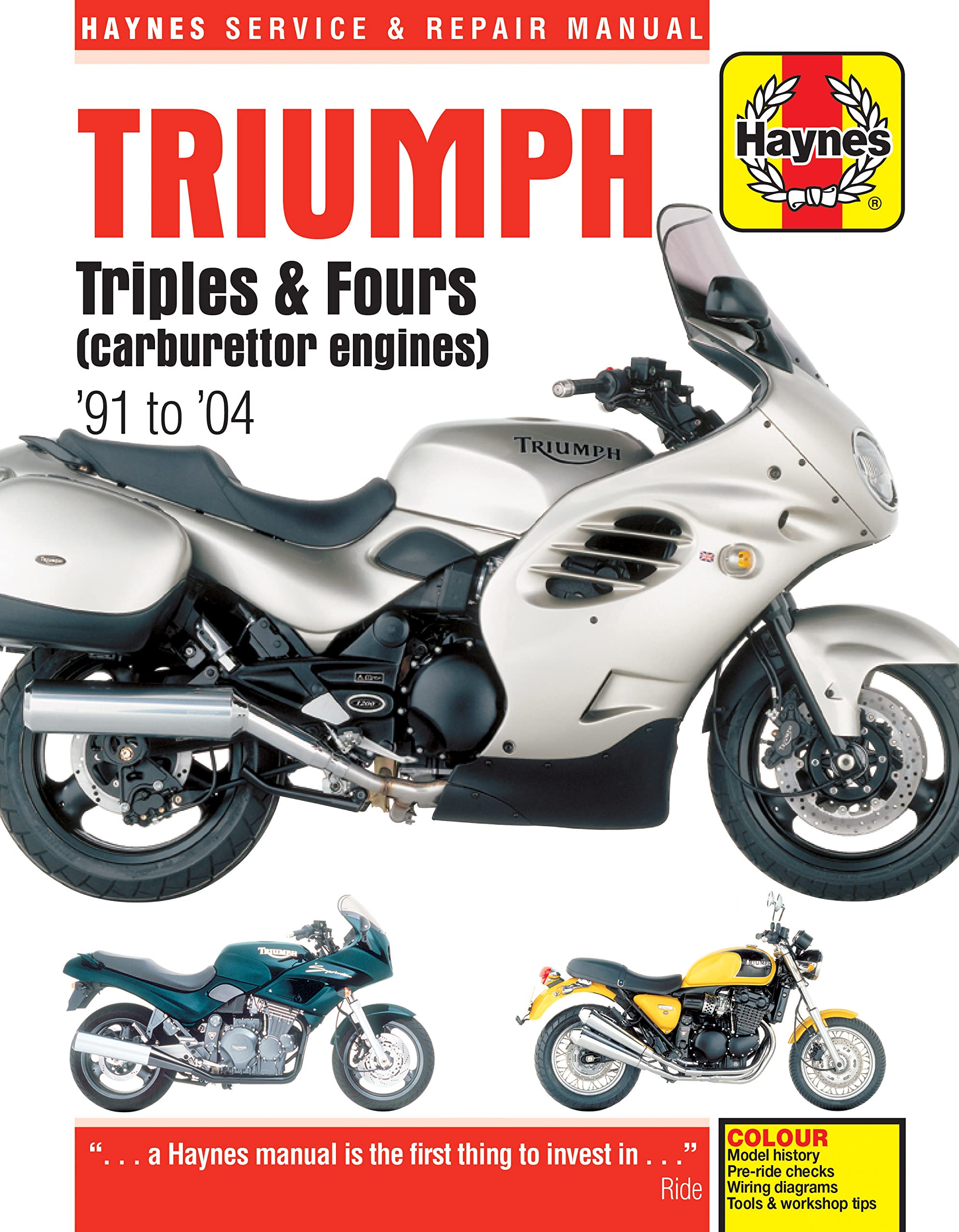 TRIUMPH Haynes サービスマニュアル 01-12 TRIUMPH Haynes サービス