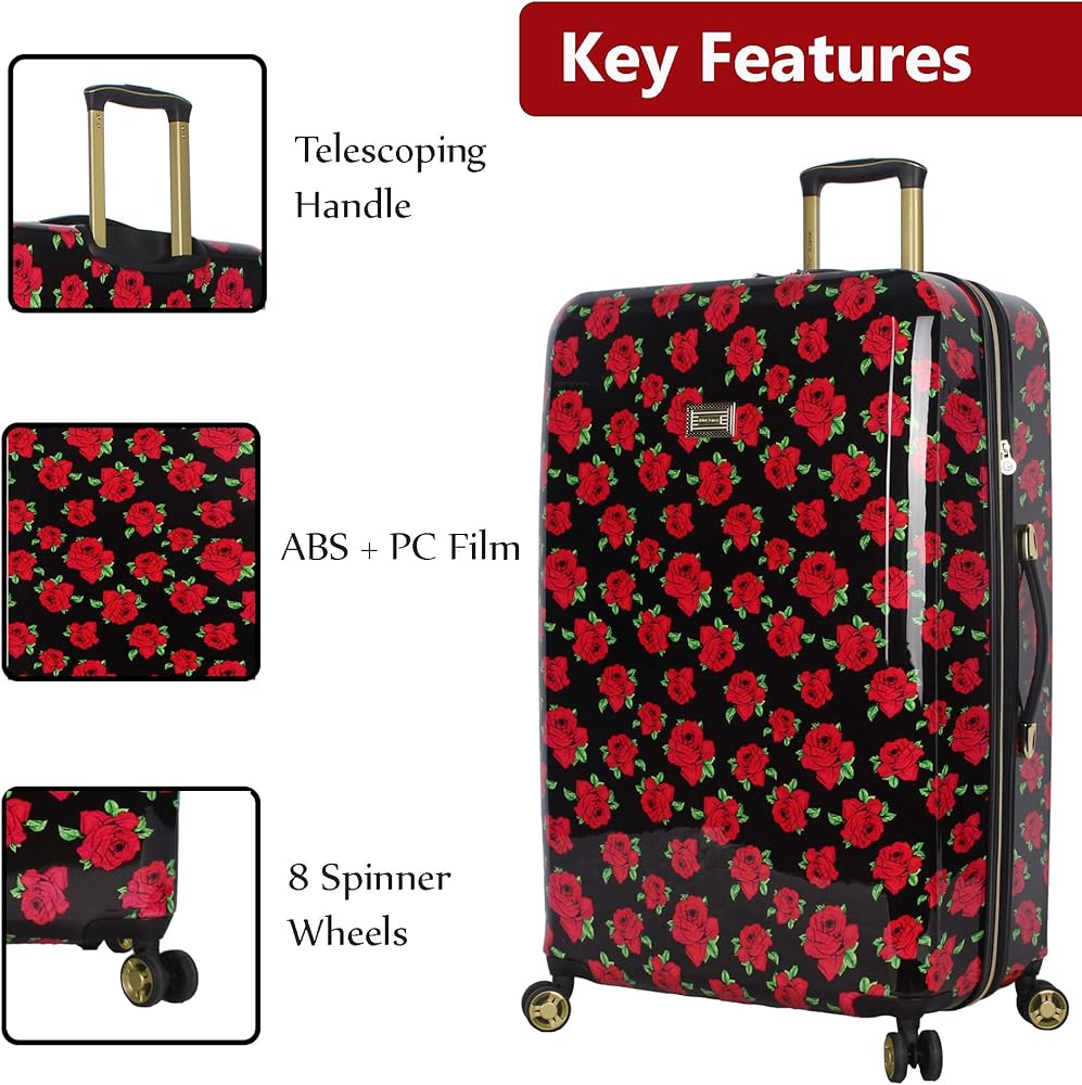 Amazon.com: Betsey Johnson Designer Luggage Collection