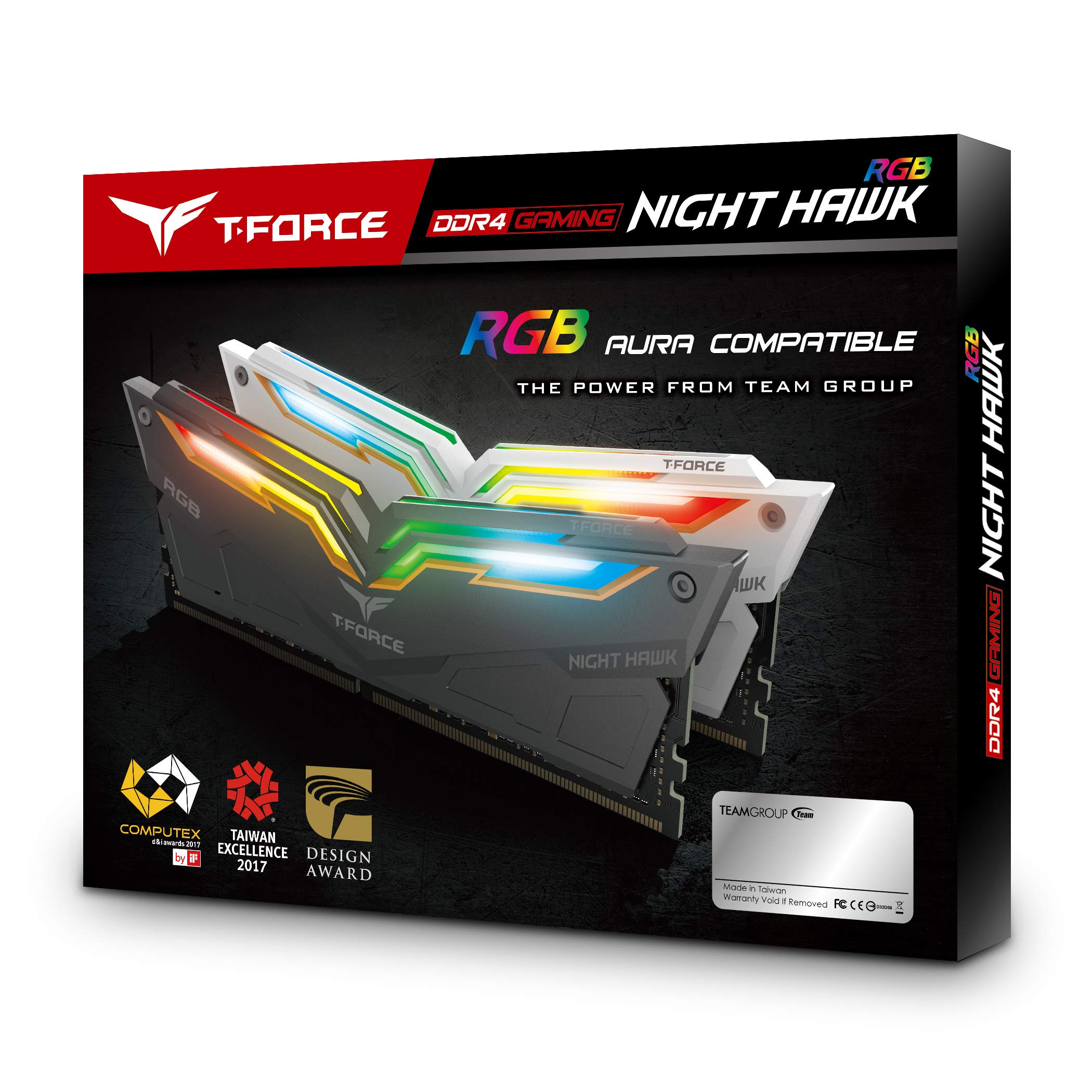 Amazon | TEAMGROUP T-Force Night Hawk RGB 3200MHz 16GB キット