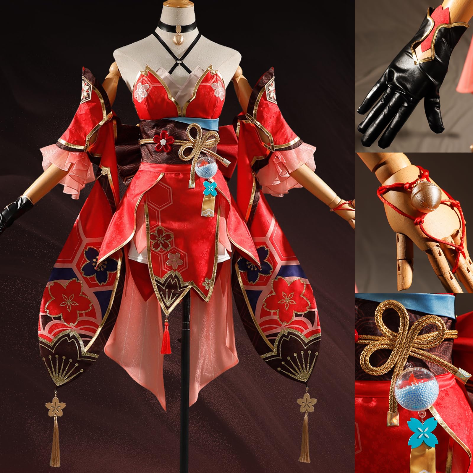 Amazon.co.jp: 崩壊:スターレイル 花火 コスプレ衣装 フルセット 仮面