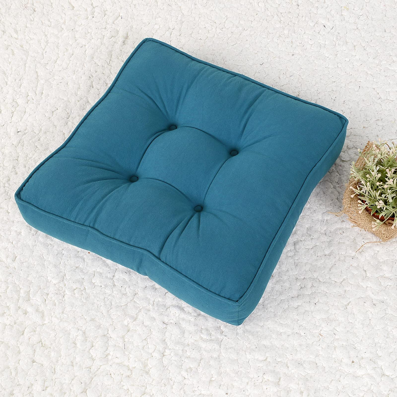 K05357 未使用品 loomer 座布団 ネイビー クッション K05357 未使用品