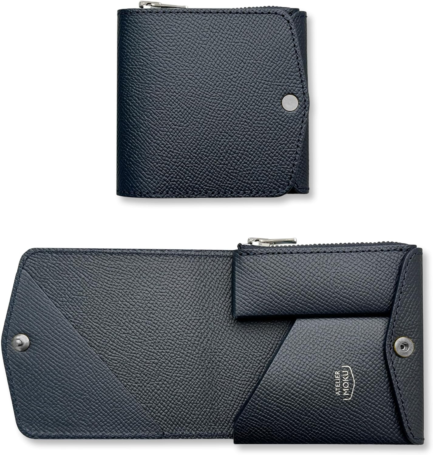 Amazon | [moku] 小さく薄い財布Saku ver.3 Plusノブレッサカーフ