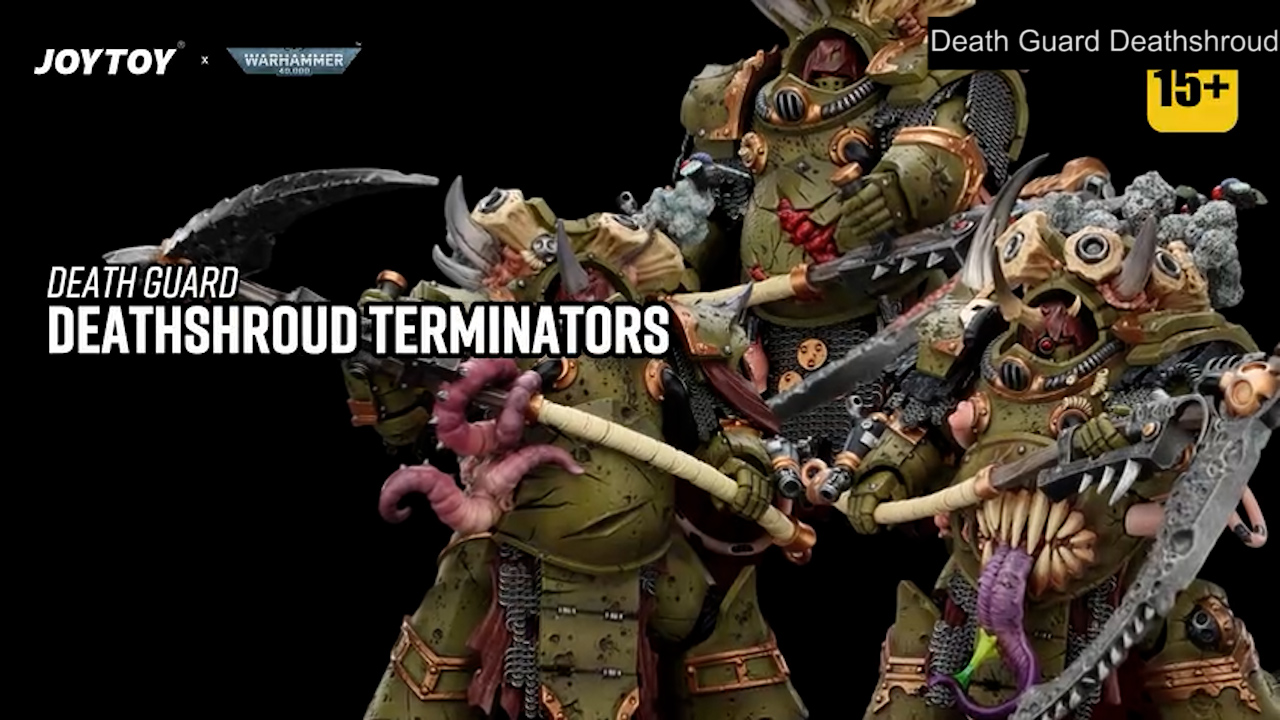 Amazon.com: JOYTOY Warhammer 40K Death Guard Deathshroud