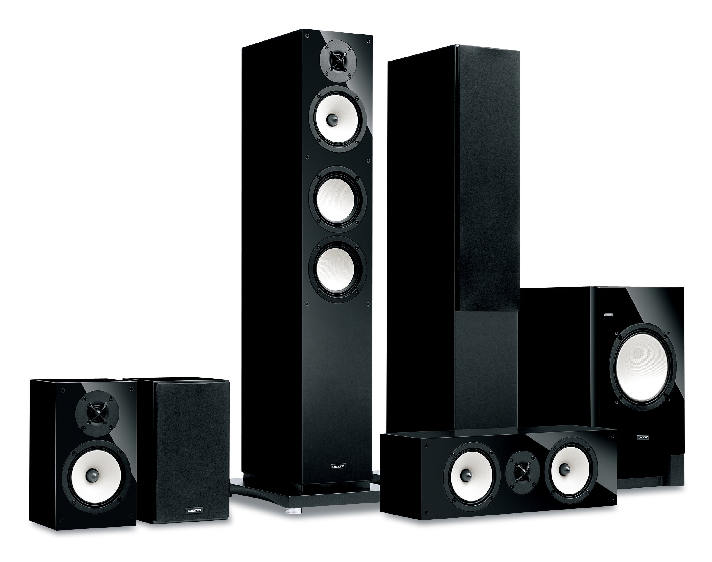 Amazon.co.jp: ONKYO サラウンドスピーカーシステム (1台) D-509M(B