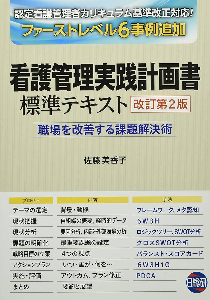 看護管理実践計画書標準テキスト: 職場を改善する課題解決術 | 佐藤